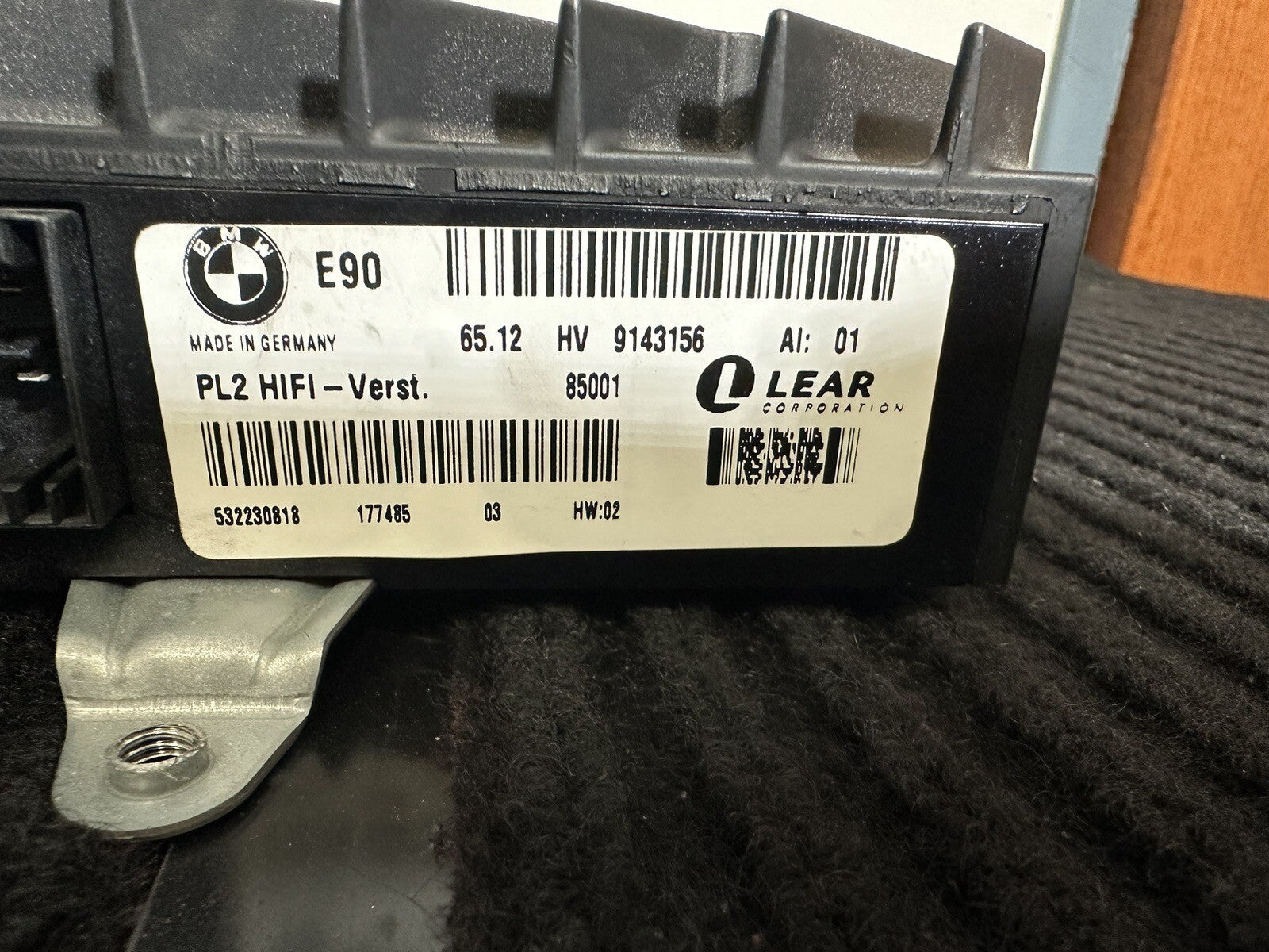 06-10 BMW E90 325i 328i 335i M3 AUDIO AMPLIFIER AMP HiFi OEM 9143156