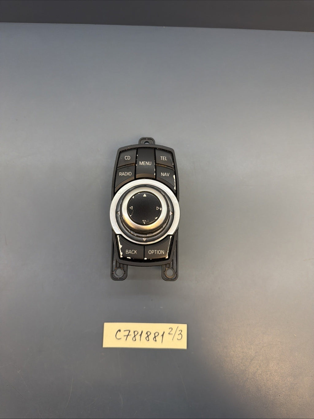 2011-2016 BMW F10 528i 535i 550i NAVIGATION CENTER CONTROLLER SWITCH 9206444 OEM