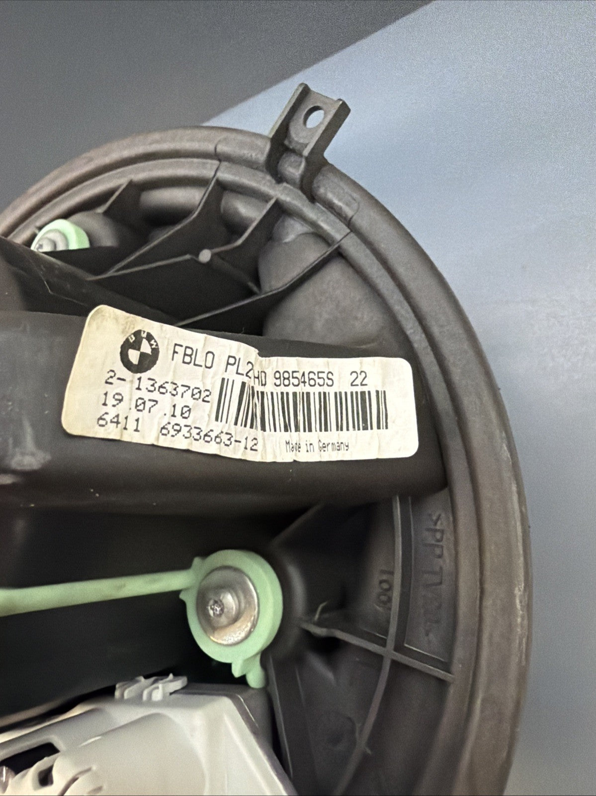 07-13 BMW X1 X3 E82 E90 E92 128I 135I 328I 335I HEATER BLOWER MOTOR FAN 6933663
