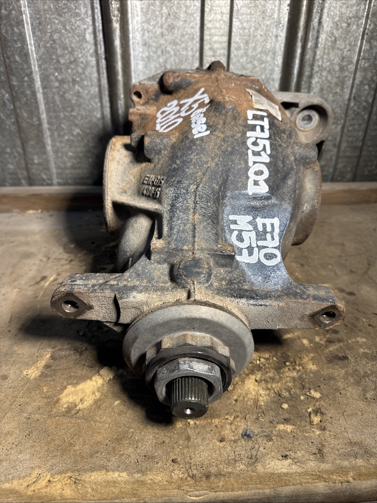 BMW REAR DIFFERENTIAL X5D M57 E70 DIESEL  AUTOMATIC FINAL DRIVE 3.64 7552523
