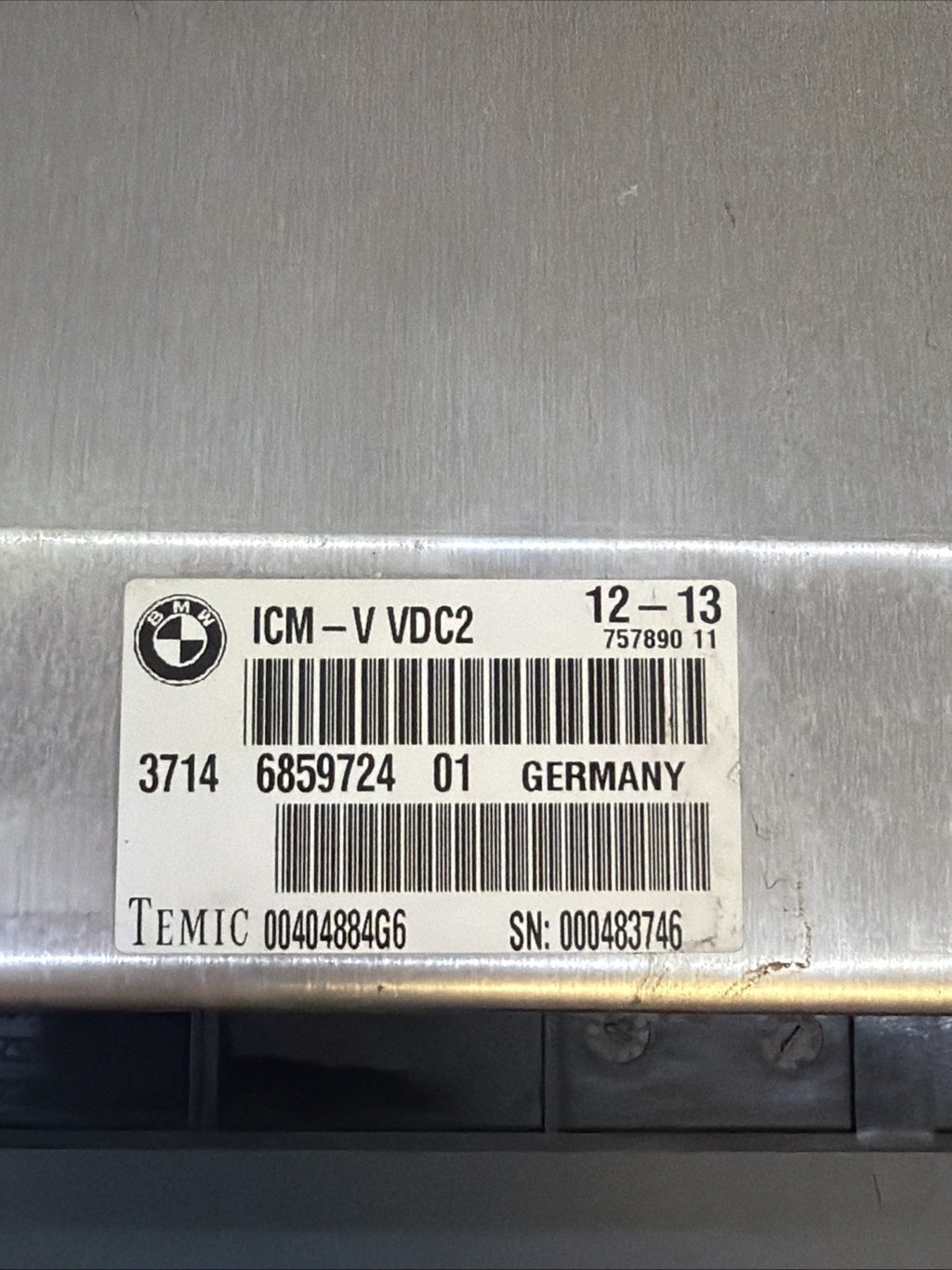 BMW 640i 650i 740i 750i Suspension Dynamic Module Control VDO 6859724