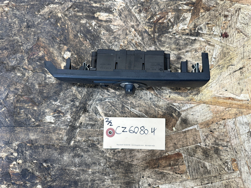 BMW 2007-2010 E60 5 SERIES HEADLIGHT CONTROL SWITCH+BLACK TRIM OEM 9135574