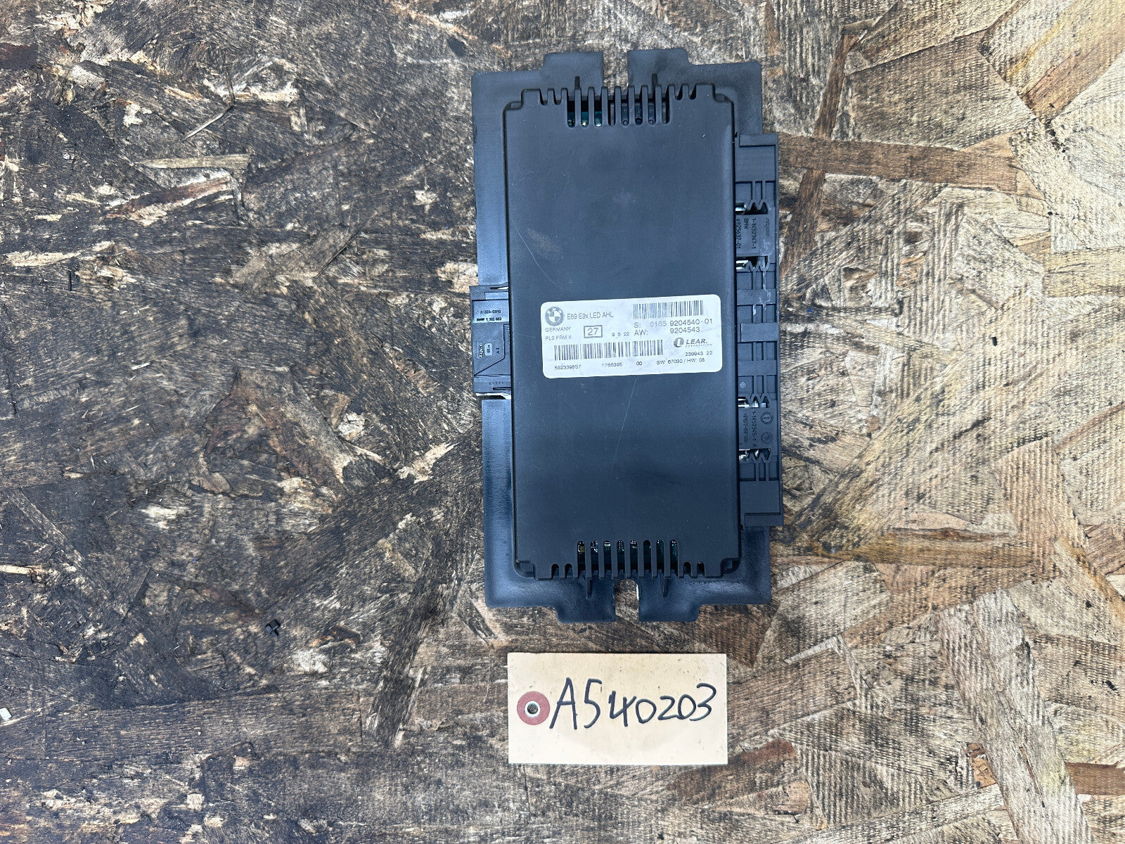 BMW 2006-2012 E90 3 SERIES FOOTWELL LIGHT CONTROL MODULE OEM 9204540
