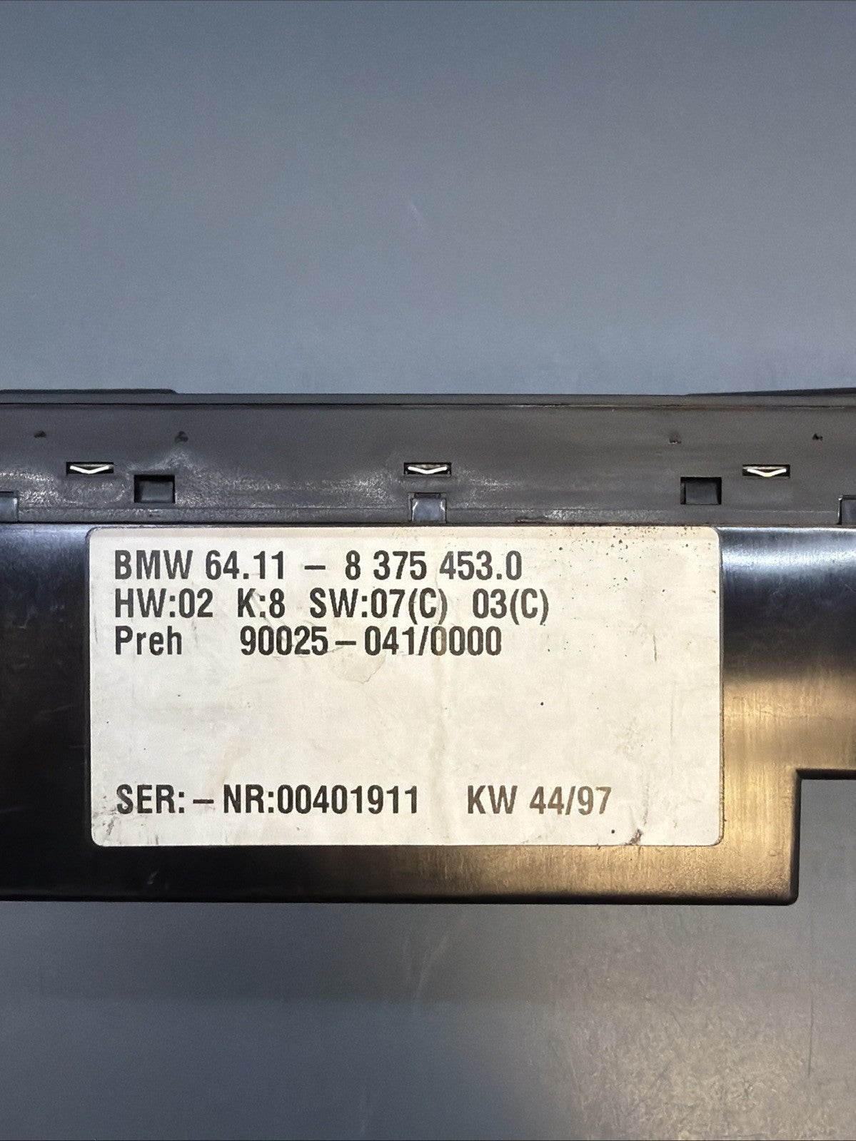 BMW 5 E39 525 530 540 M5 A/C AIR CONDITIONING HEATER CLIMATE CONTROL 8375453