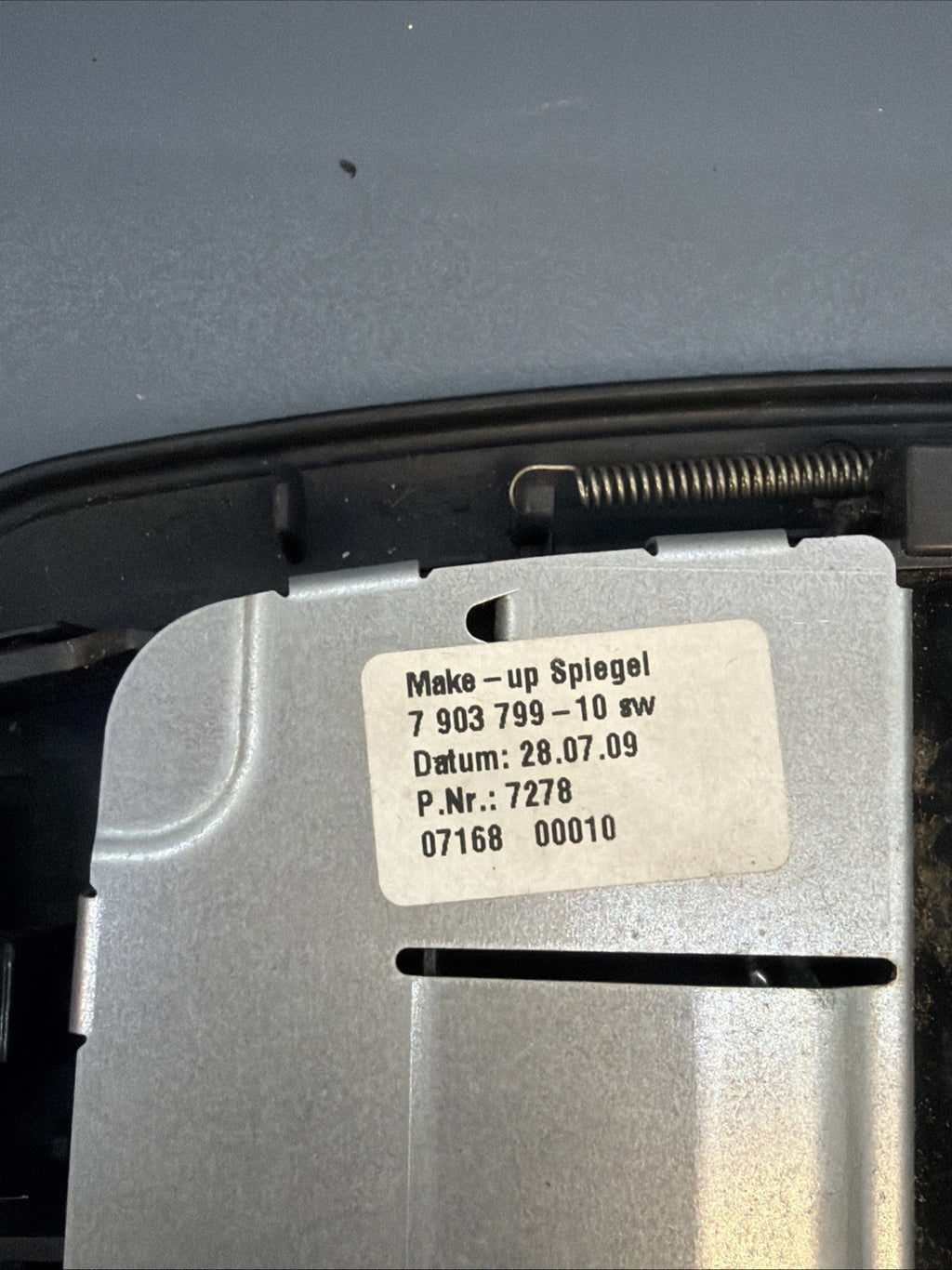 09-15 BMW F01 740Li 750Li Rear Left Right Interior Light Mirror 7903799 OEM