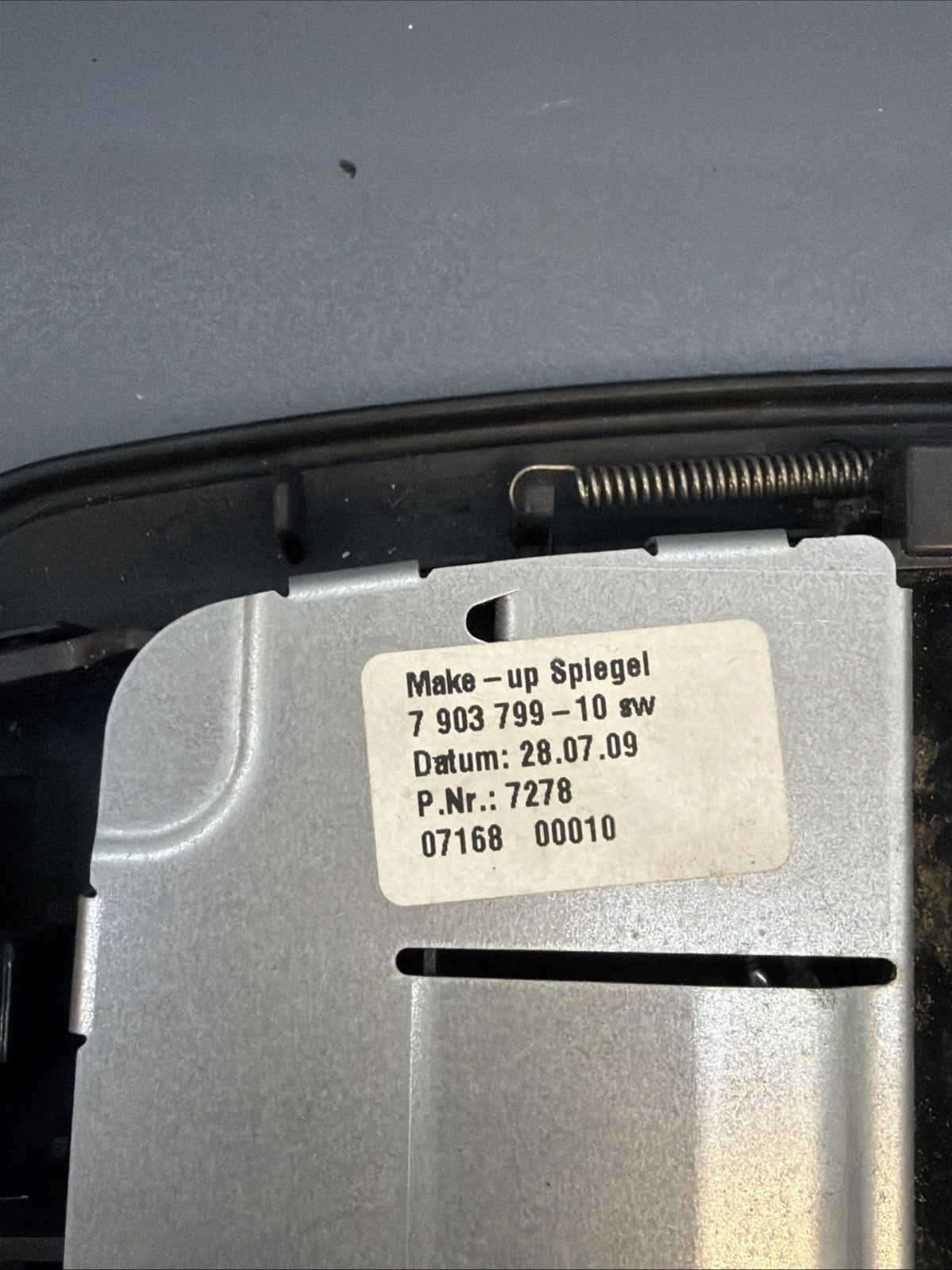 09-15 BMW F01 740Li 750Li Rear Left Right Interior Light Mirror 7903799 OEM