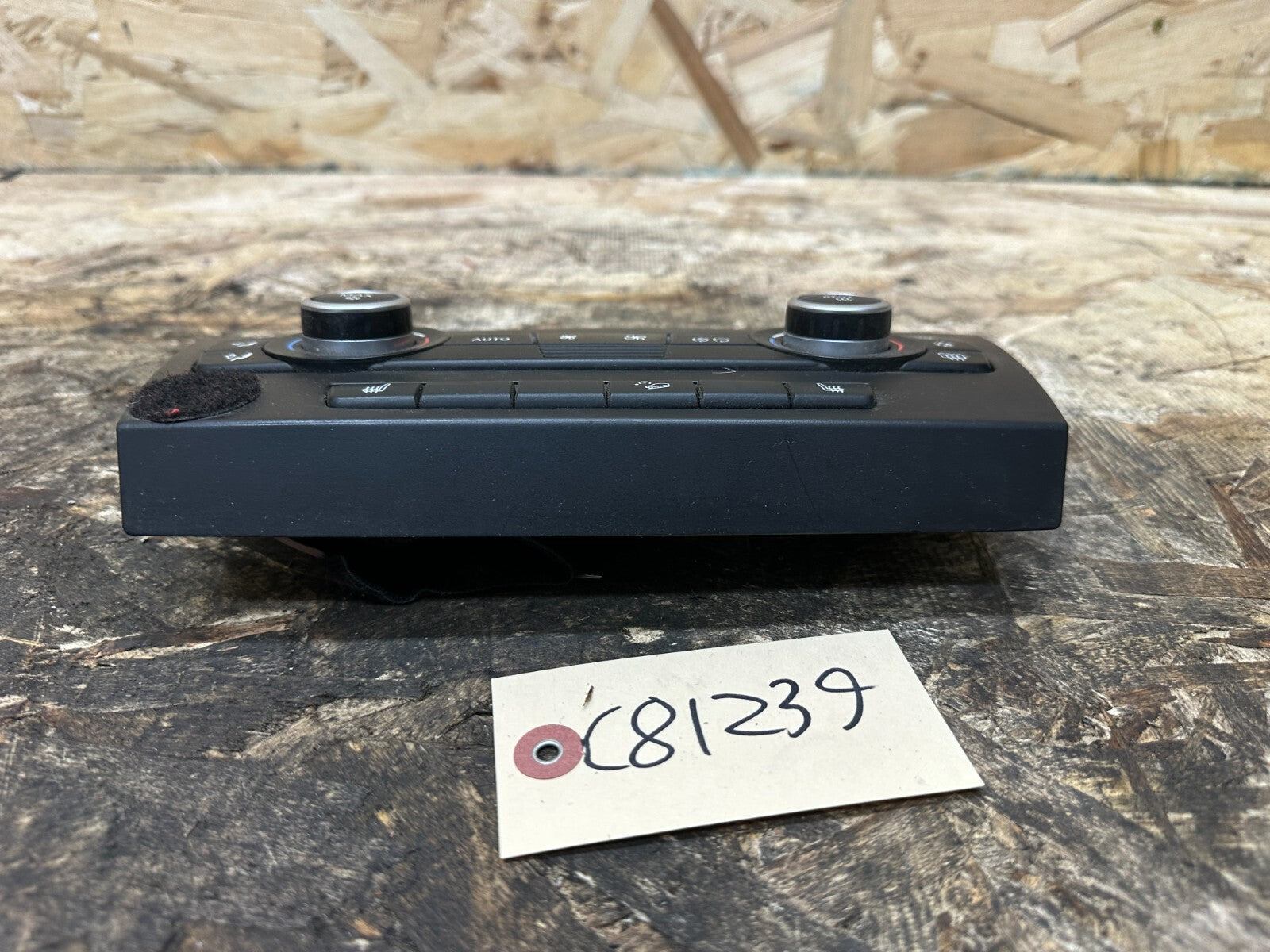 BMW 2006-2012 E90 E9X 3 SERIES CLIMATE CONTROL PANEL BLACK OEM 9147299