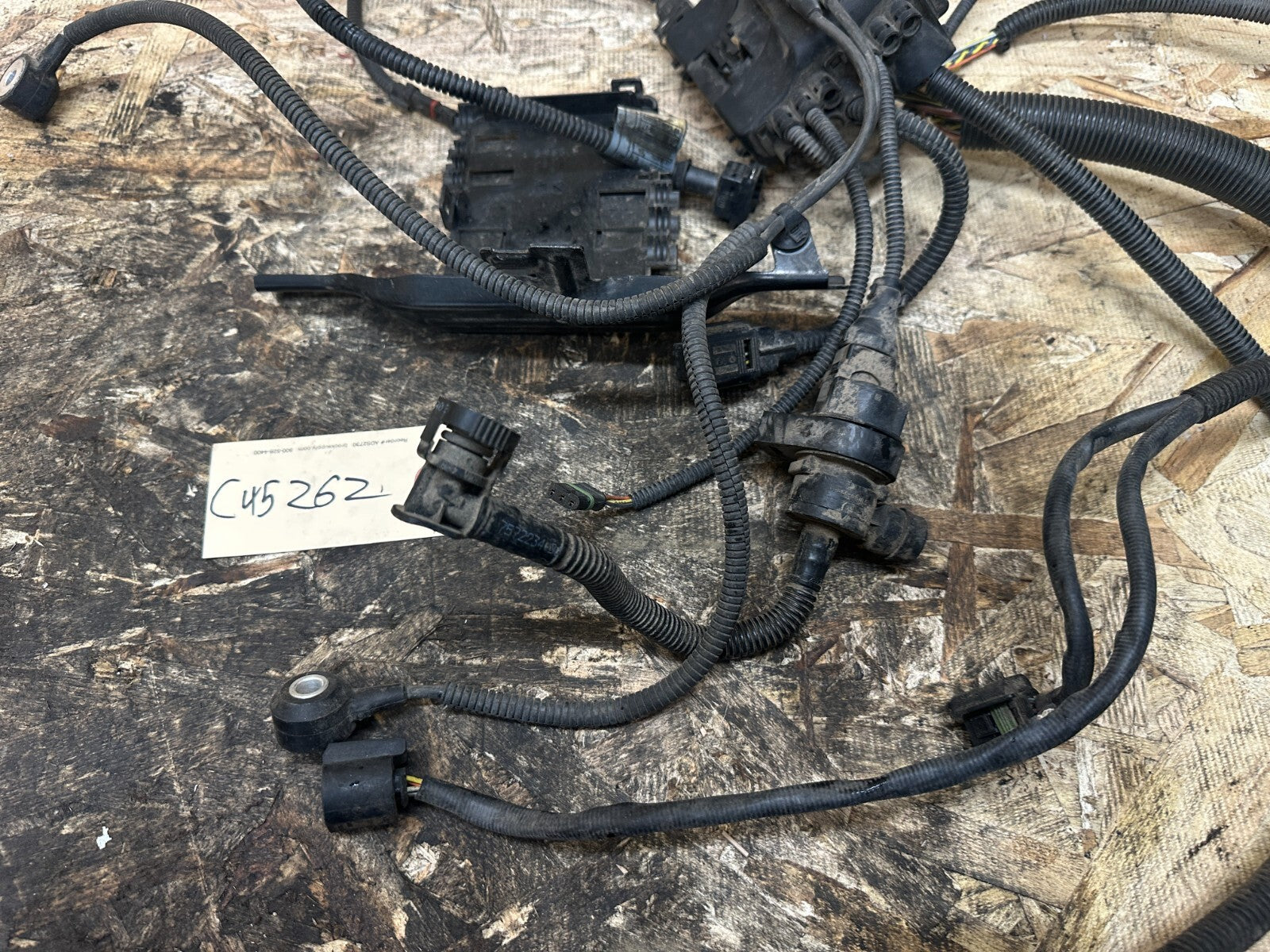 BMW 2006-2013 E9X 3 SERIES RWD N51 AT ENGINE WIREING HARNESS OEM 7566552