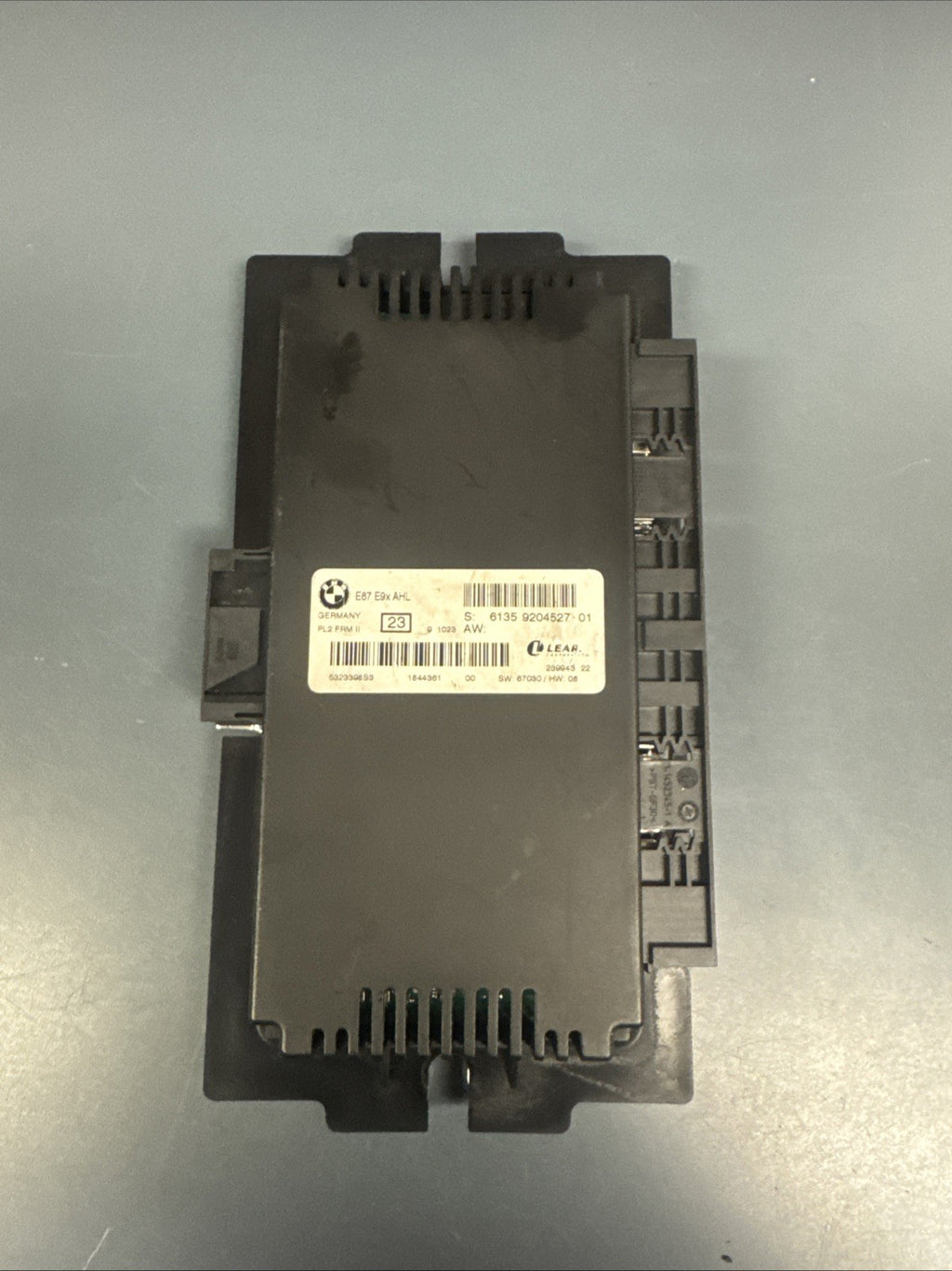 07-10 BMW E90 E92 E93 335i PL2 FRM2 FOOTWELL LIGHT CONTROL MODULE 9204527 OEM