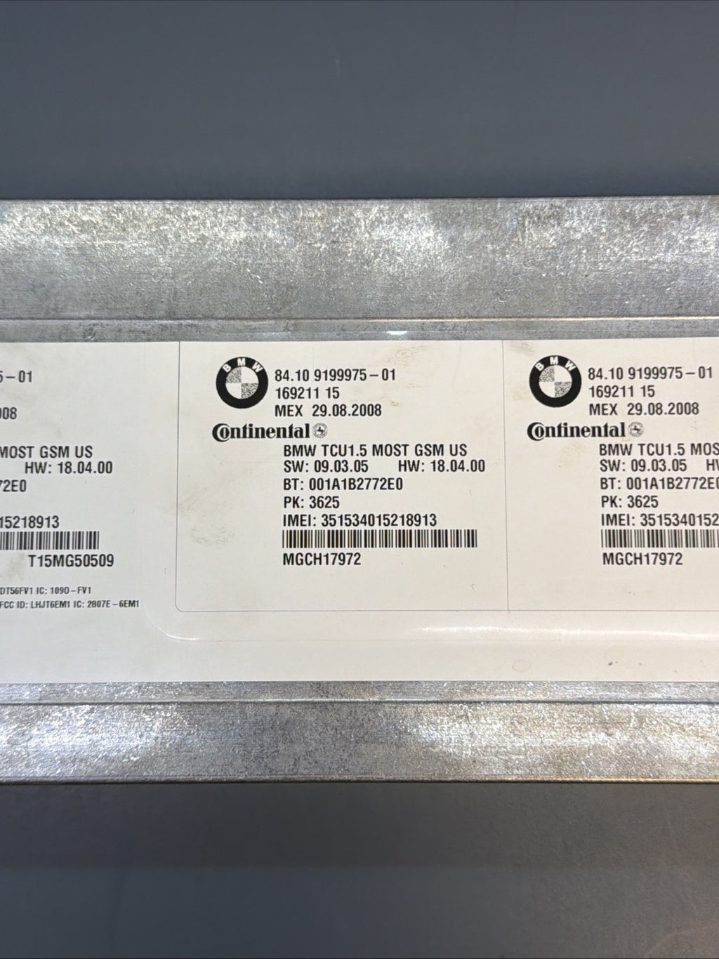 OEM 2008-2010 BMW E90 E60 328xi 328i 335i BLUETOOTH CONTROL MODULE UNIT 9199975