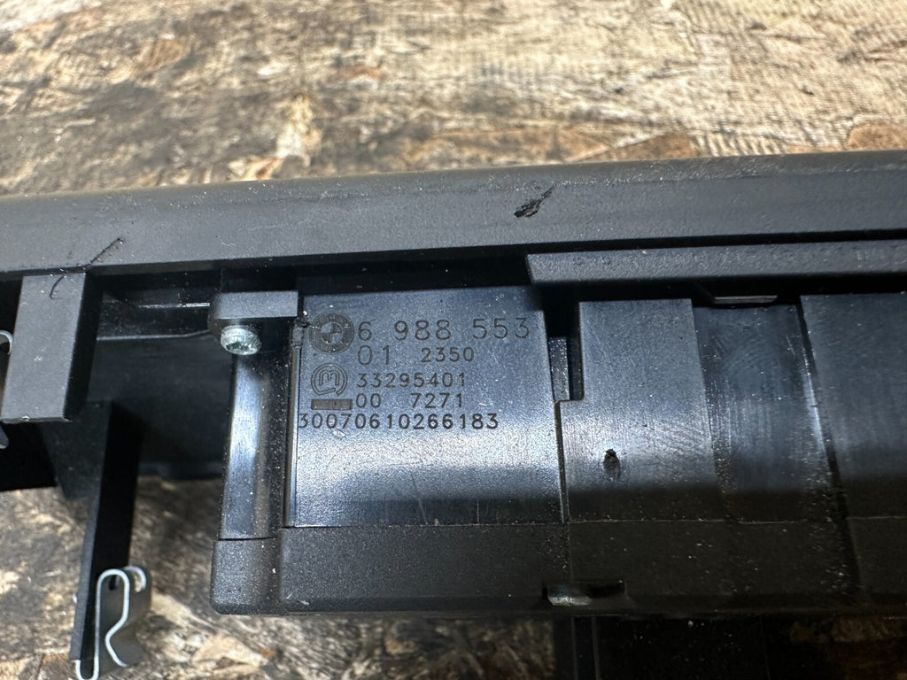 BMW 2008-2010 E60/E61 HEADLIGHT CONTROL SWITCH PANEL BLACK TRIM OEM BMW 6988553