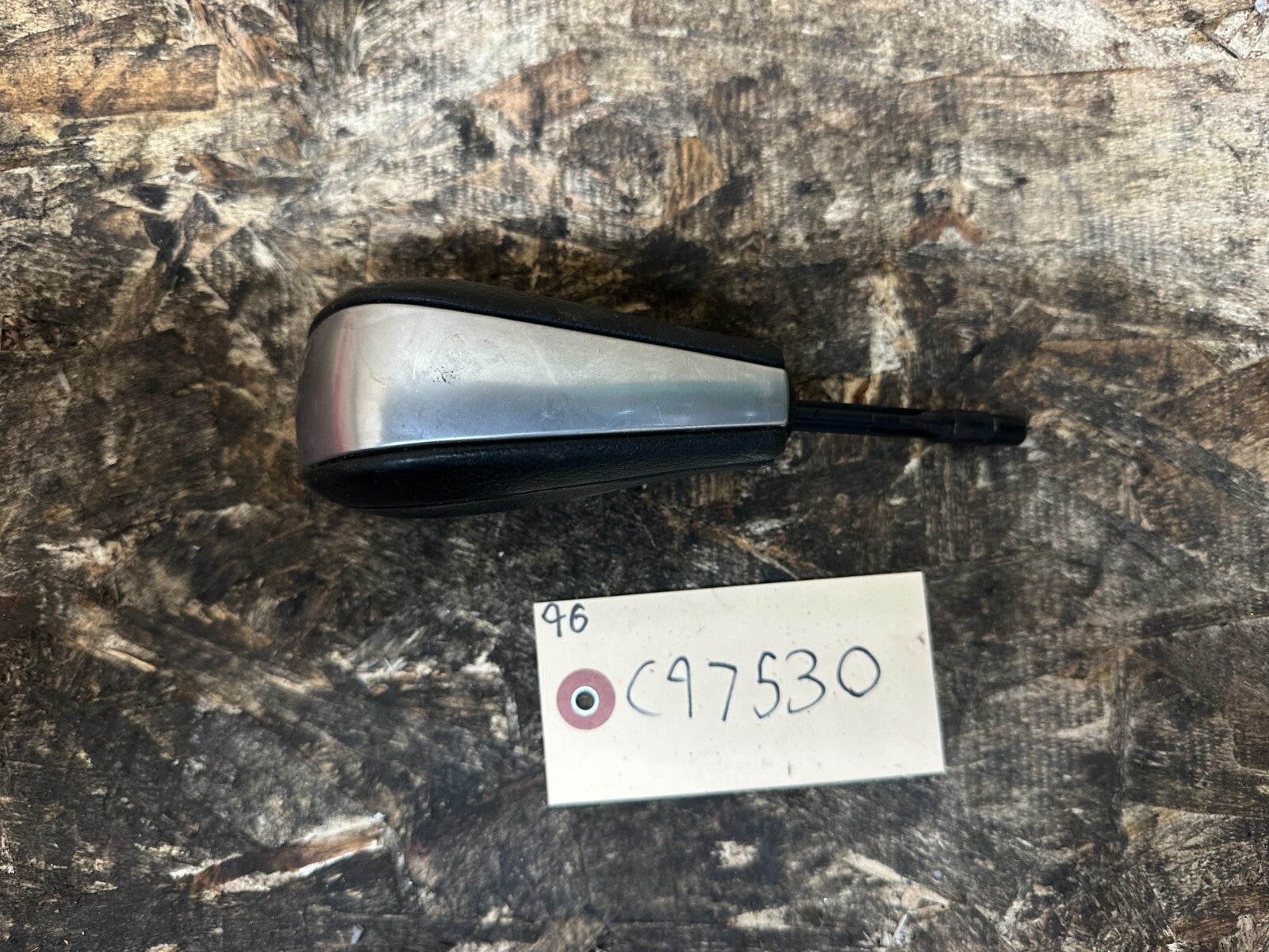 BMW 2006-2012 E90 SILVER AUTOMATIC SHIFTER KNOB OEM 25167570652
