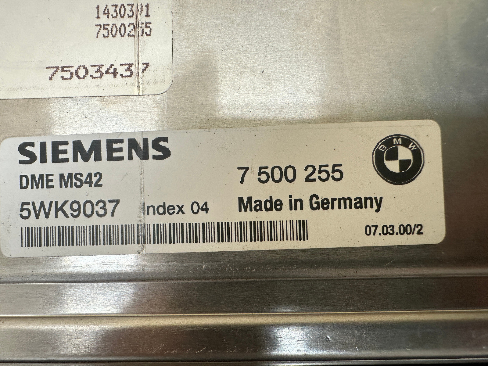 BMW 95-03 3 5 7 SERIES Z3 M52 ENGINE ECU+CAS+KEY VIN MATCHED SET 7500255 MS42