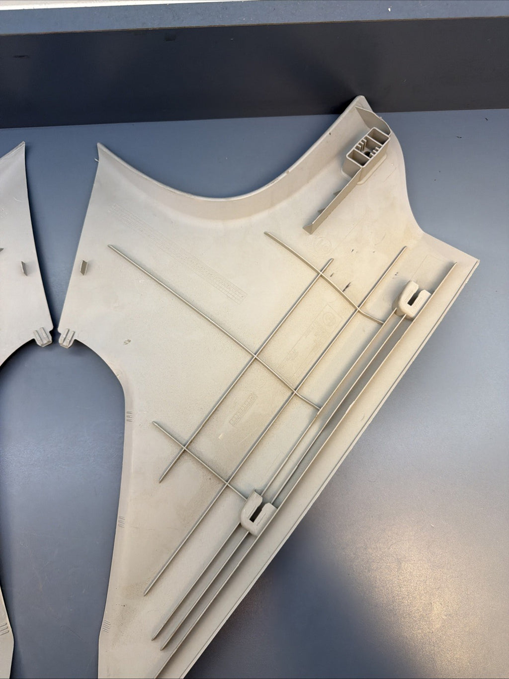 2011 BMW E90 3 Series Rear Left & Right C Pillar Column Trim Gray SEDAN 7249659