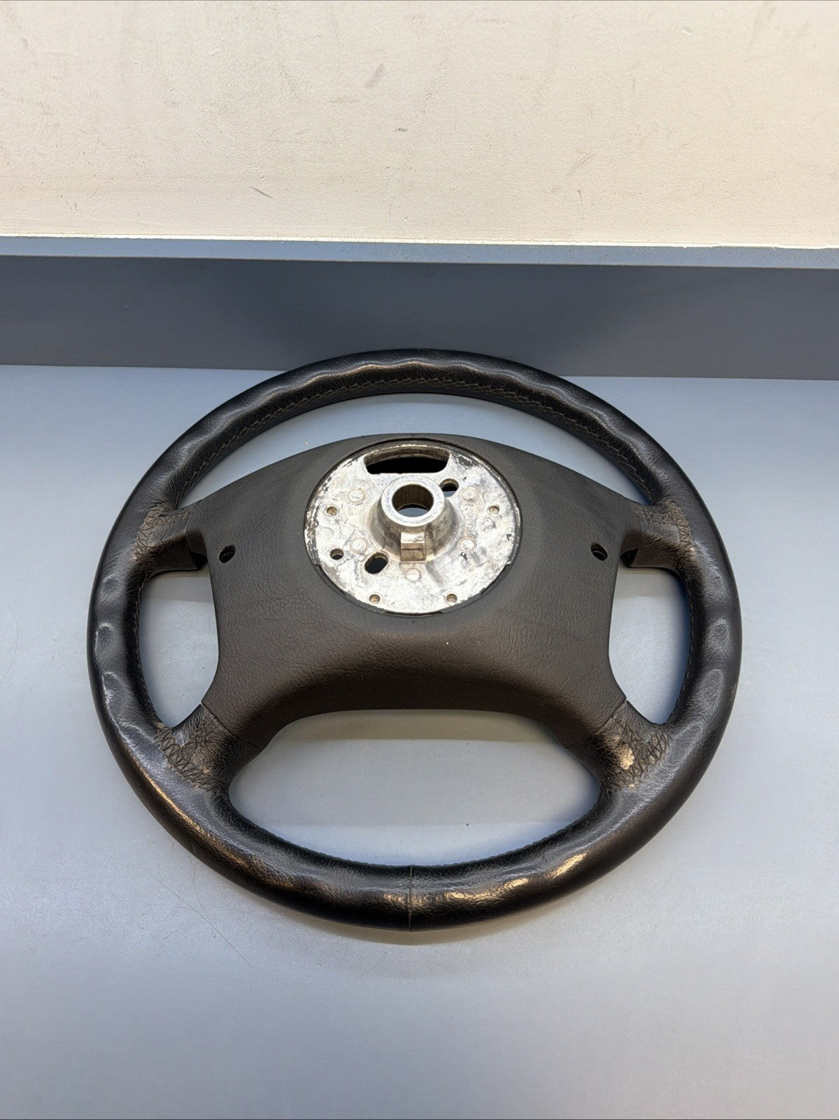 2004-2006 BMW X3 E83 4-Spoke Steering Wheel Black Leather OEM 3411790