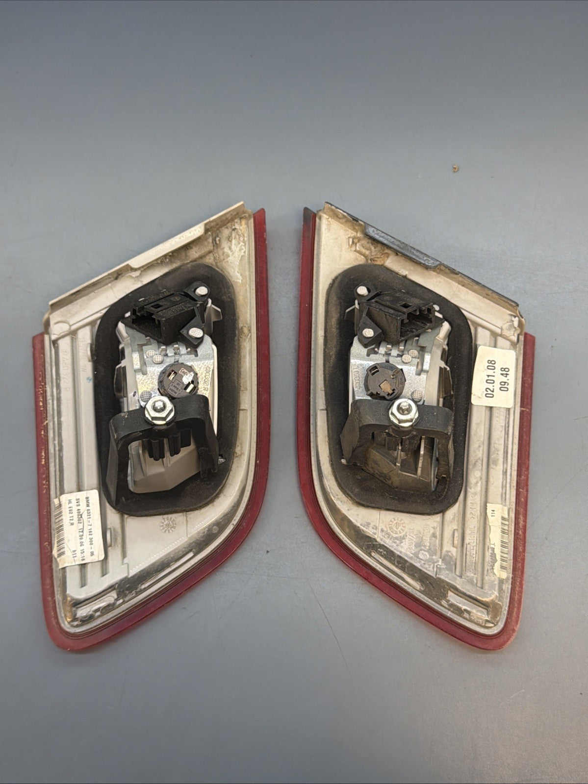 07-10 BMW E92 Coupe Pre Lci Left Inner & Right Inner Tail Lights 7162300 7162299
