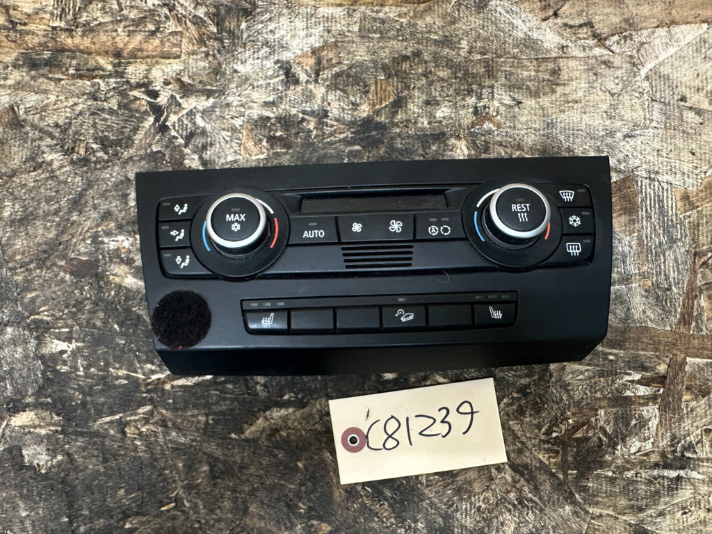 BMW 2006-2012 E90 E9X 3 SERIES CLIMATE CONTROL PANEL BLACK OEM 9147299