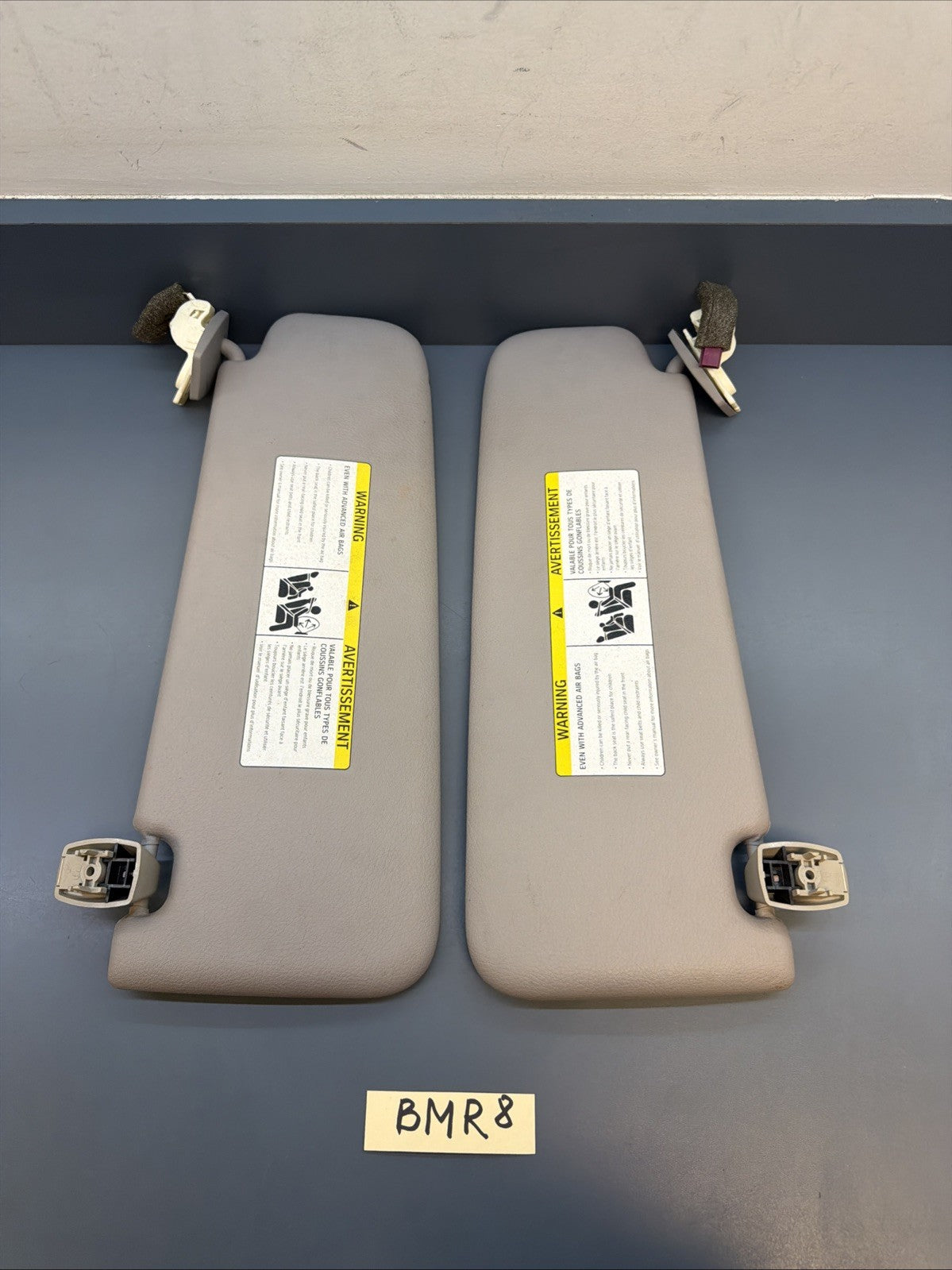 BMW E90 E91 E92 E93 Sun Visor Set OEM – Driver & Passenger 6905983