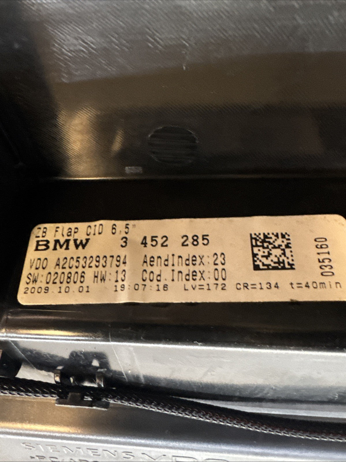 2007-2010 BMW X3 E83 Central Information Info Display Monitor OEM Used  3452285