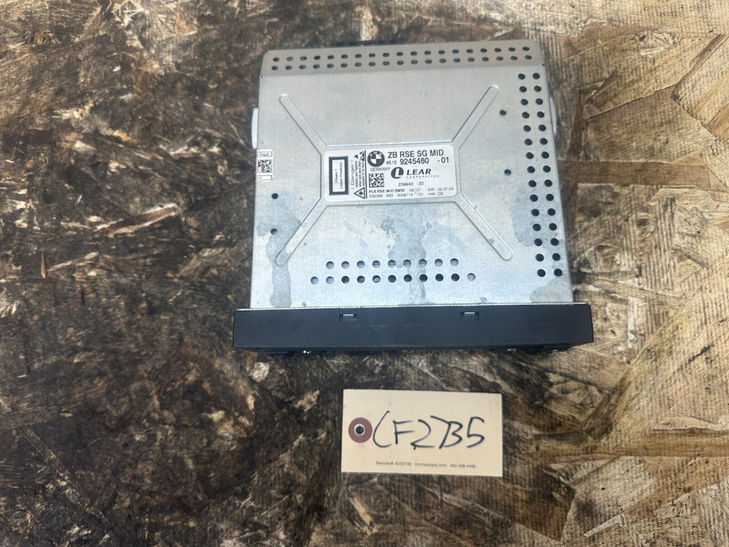 BMW 08-17 F02 F01 F11 5 7 SERIES REAR DVD PLAYER ENTERTAINMENT UNIT OEM 9245460