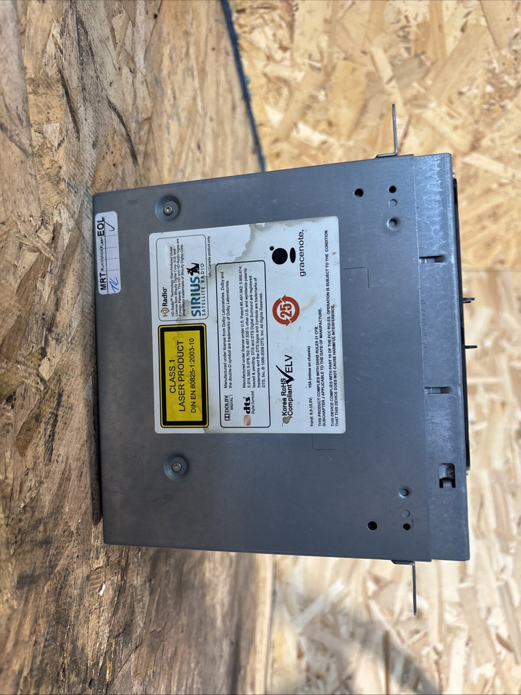 BMW NAVIGATION DVD CD PLAYER HEAD UNIT 9257010 F10 M5 550I 535I 528I (11-13) OEM