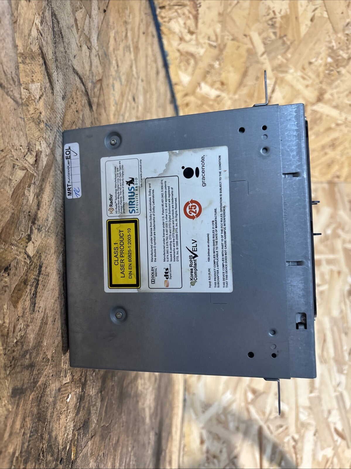 BMW NAVIGATION DVD CD PLAYER HEAD UNIT 9257010 F10 M5 550I 535I 528I (11-13) OEM