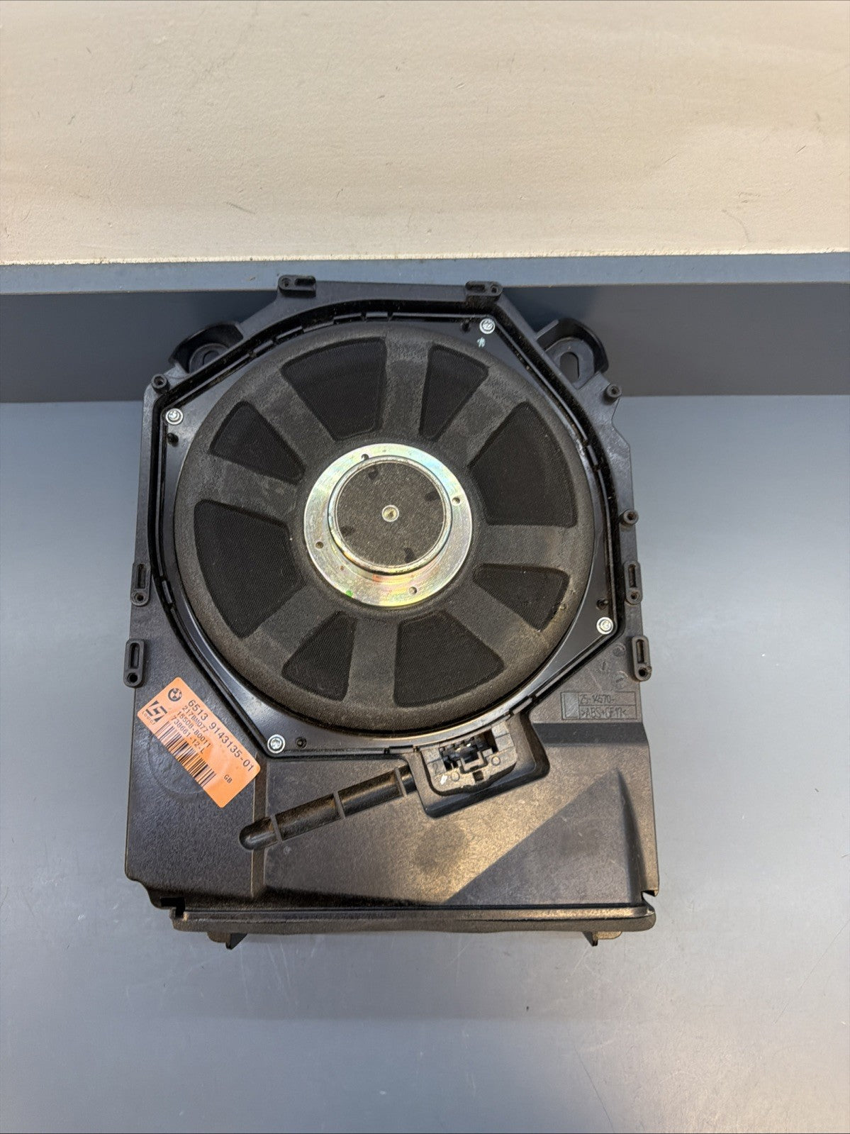 08-13 BMW E90 E92 328i 335i M3 Floor Speaker Subwoofer Left Driver 9143135 OEM