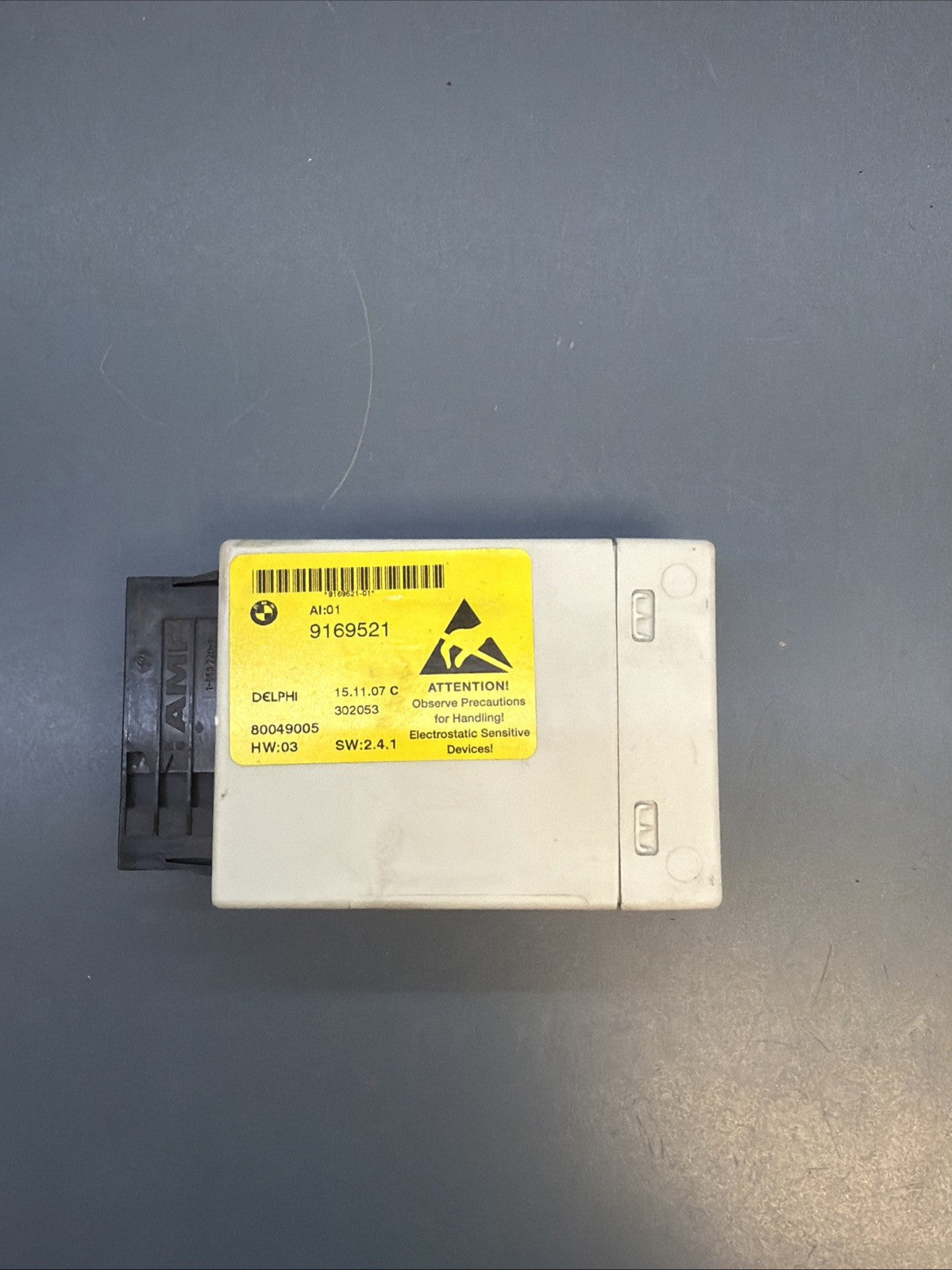 BMW 05-10 E60/E61 CENTER CONSOLE iDrive/ECU SWITCH CONTROL MODULE OEM 9169521