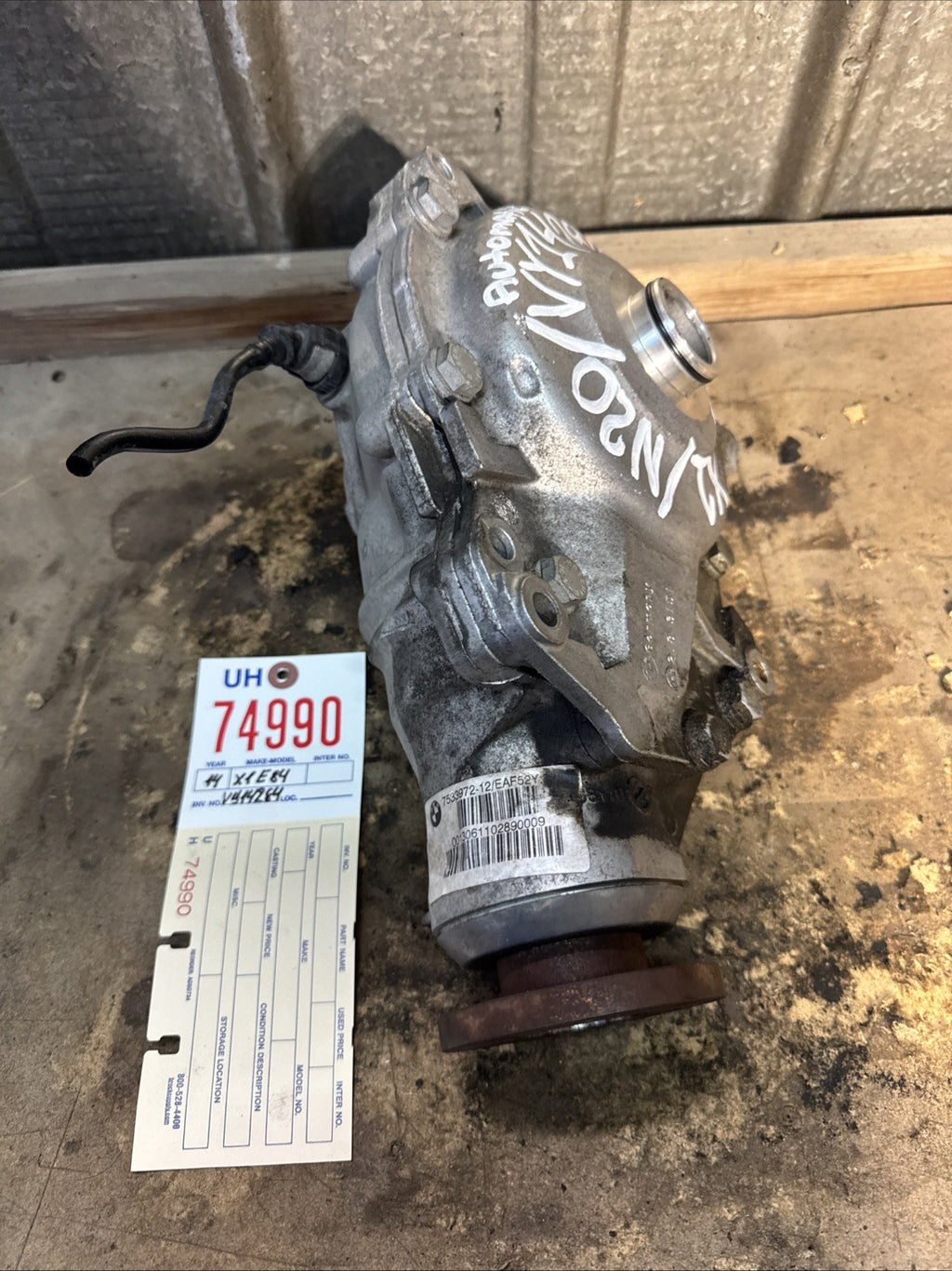 Front Differential Carrier Final 3.15 Drive AWD Diff OEM BMW X1 E84 7533972