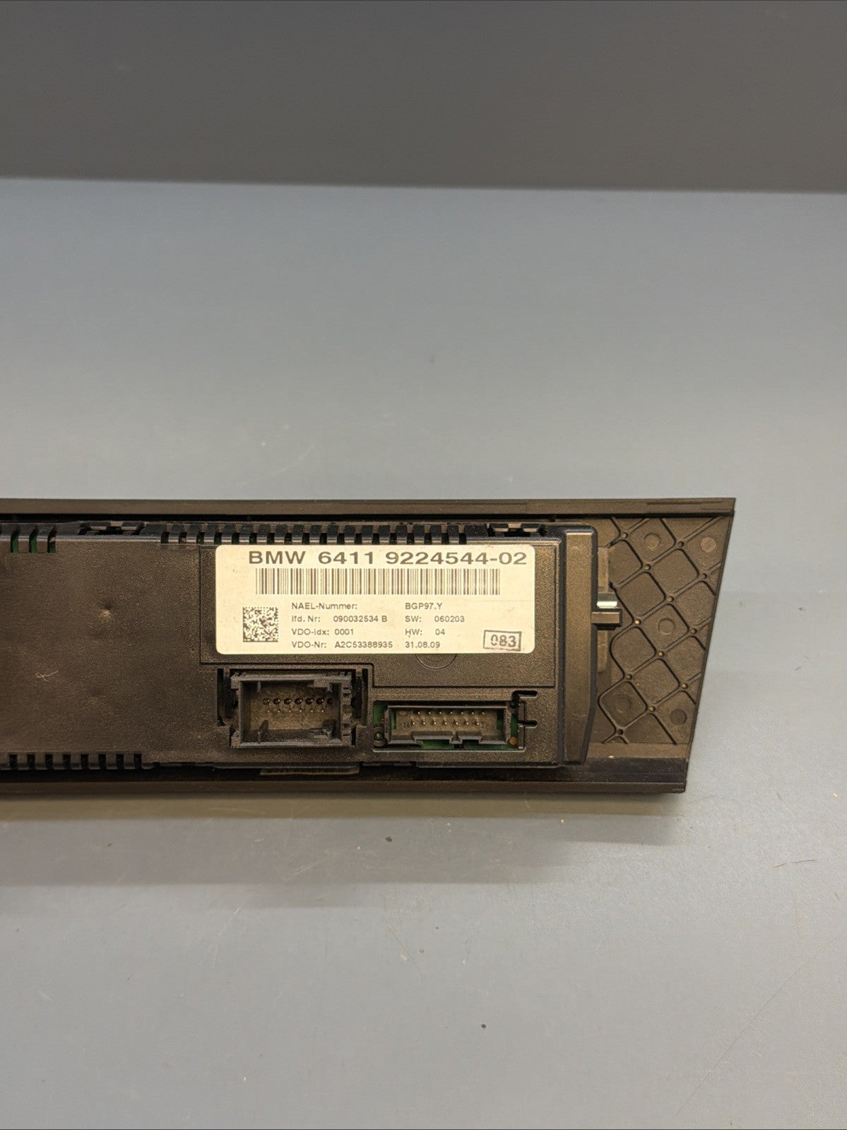 07-11 BMW 328XI 135I E82 E91 E90 OEM CLIMATE HEAT A/C CO Unit 9224544
