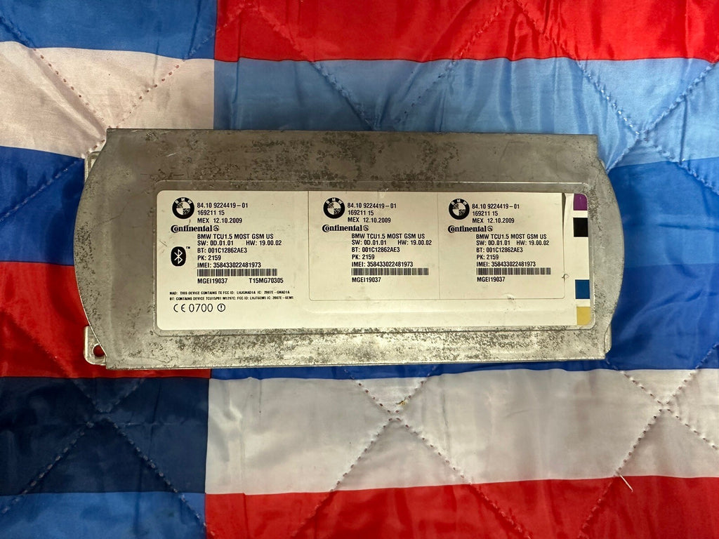 07-11 BMW E90 E92 E82 1 3-SERIES BLUETOOTH TELEMATICS CONTROL MODULE 9224419 OEM