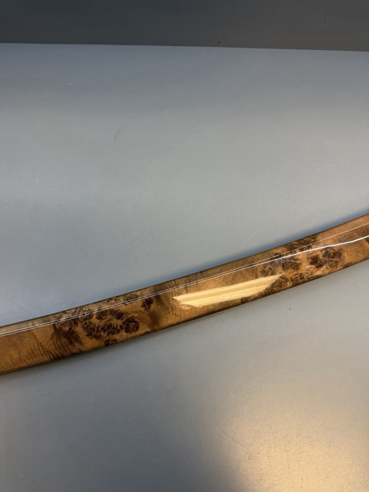 BMW 3 E92 E93 Passenger Side Strip Right Door Wood Trim Poplar Grain 6958240