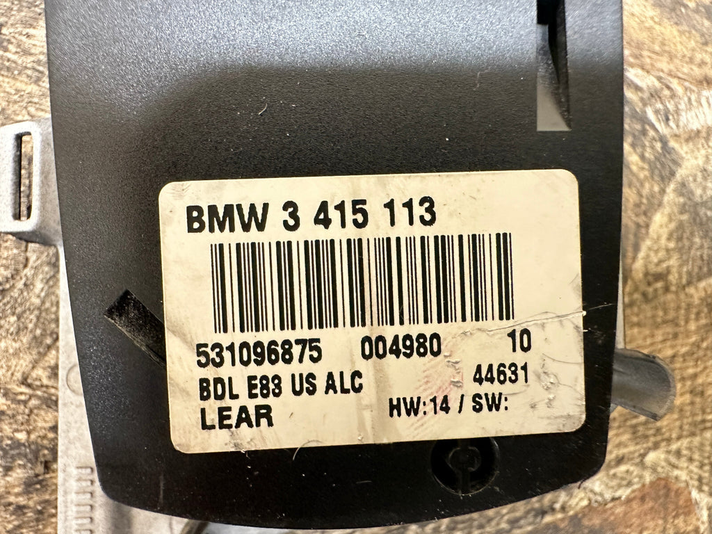 BMW 2003-2006 E83 X3 PRE LCI FRONT HEADLIGHT SWICH PANEL BLACK OEM 3415113