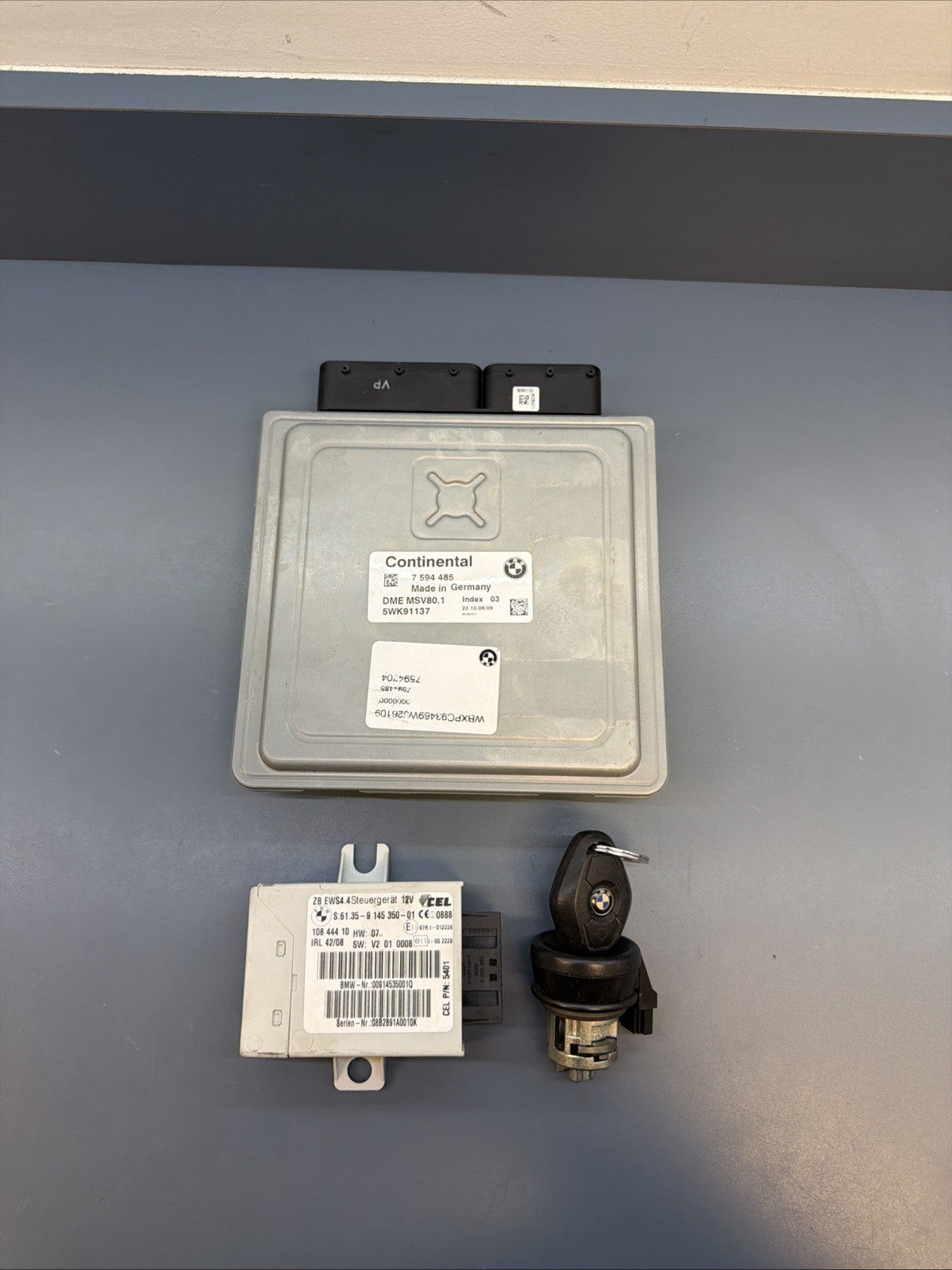 2007-2010 BMW X3 xDrive30i 3.0si E83 DME ECM ECU EWS KEY LOCK 7594485 9145350