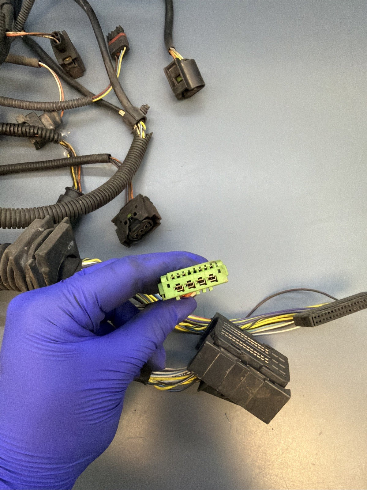 07-13 BMW E82 E90 E91 E92 E93 335i Engine Transmission Wire Harness OEM 7521522