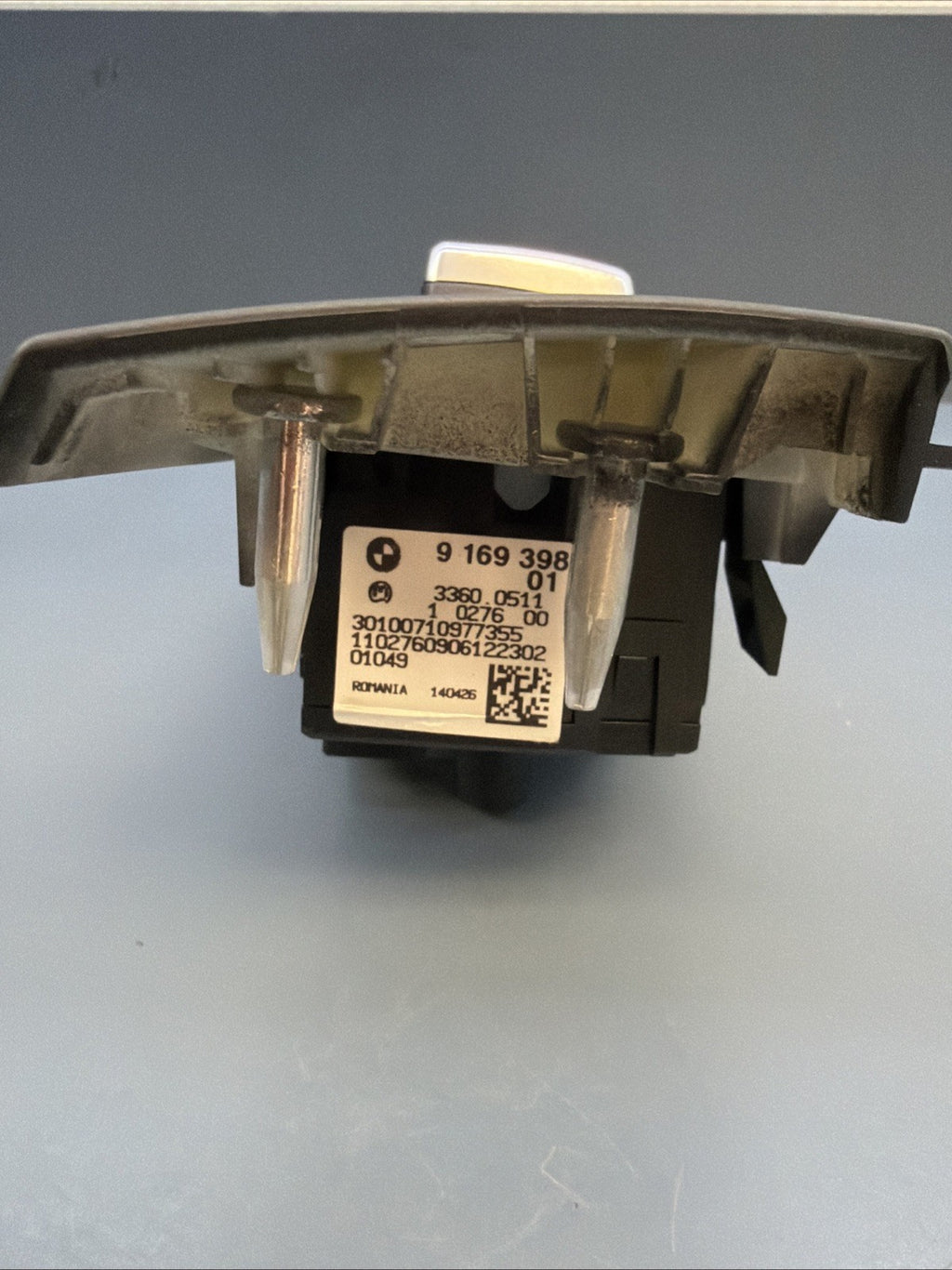 06-11 BMW E90 E92 328i 335d Headlight Control Switch Unit Black 9169398 OEM