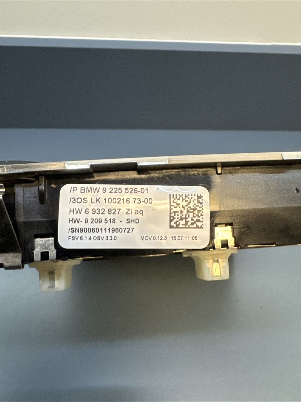 06-11 Bmw E90 328 330 335 Front Upper Roof Reading Light Roof 9225526 BEIGE