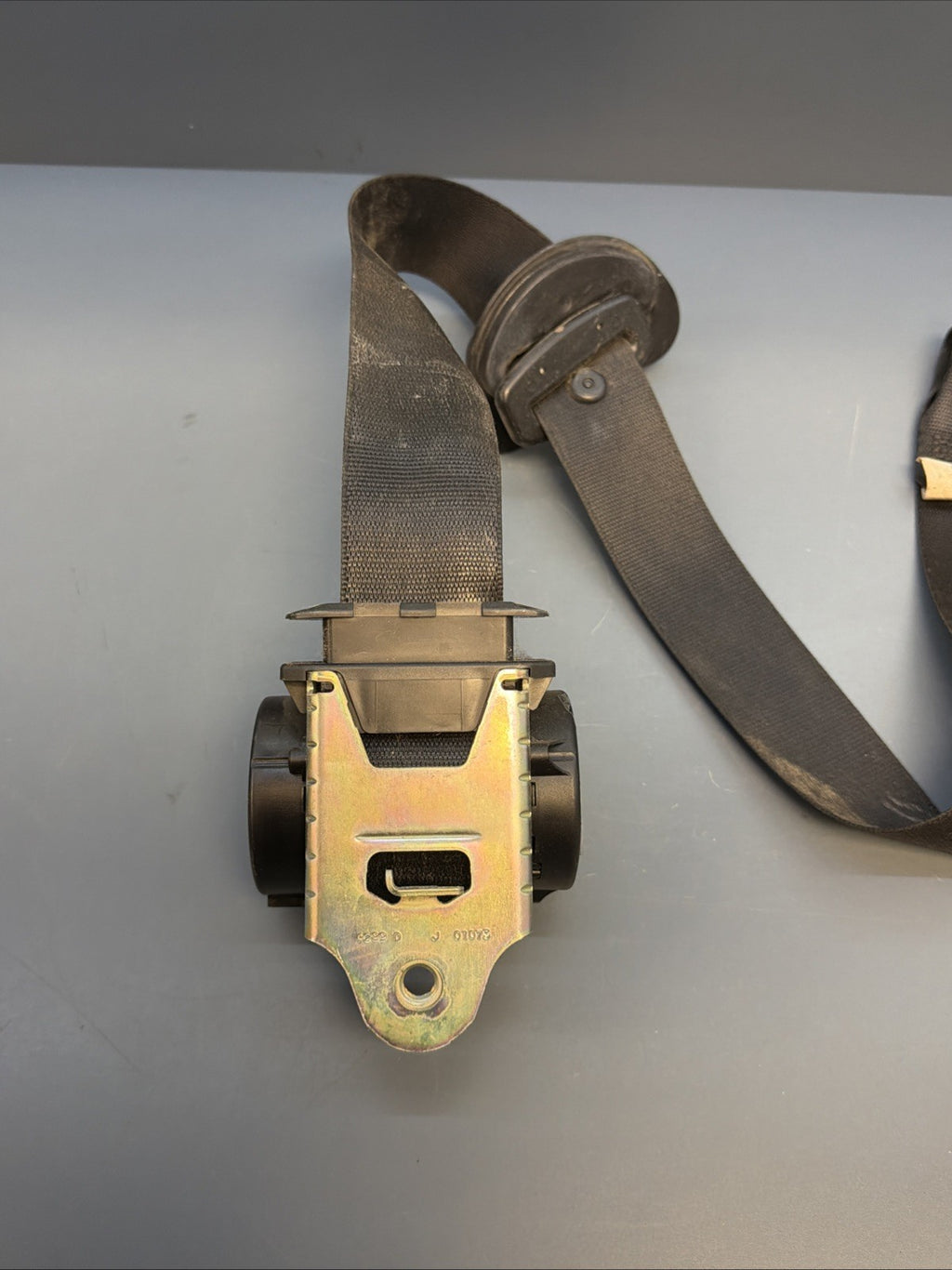 08-10 BMW E63 M6 650I FRONT LEFT DRIVER SIDE SEAT BELT BLACK 602321000