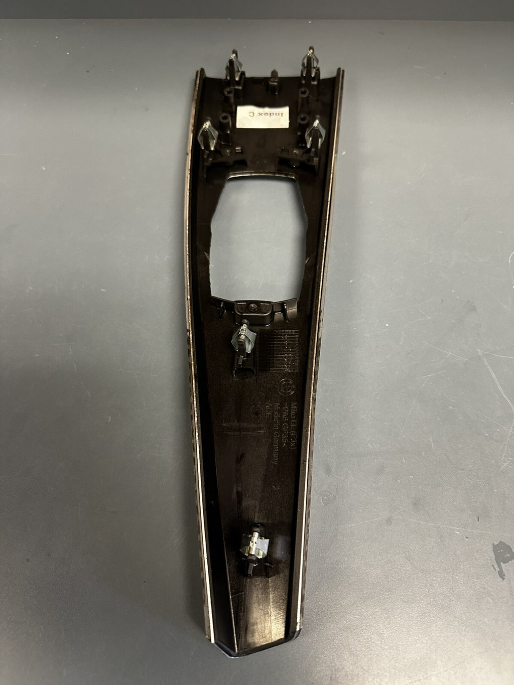 12-16 BMW F30 F31 F34 3-SERIES CENTER CONSOLE TRIM COVER PANEL 9218919 OEM