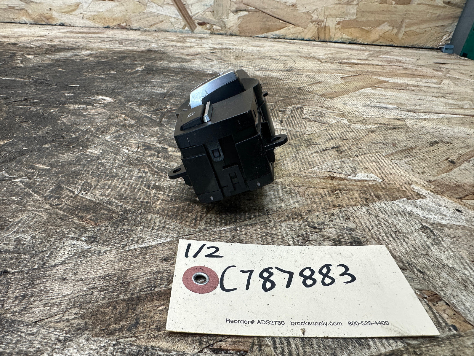 BMW 07-18 5/6/7 SERIES X3 X4 HEADLIGHT CONTROL SWITCH PANEL BLACK OEM 9192745