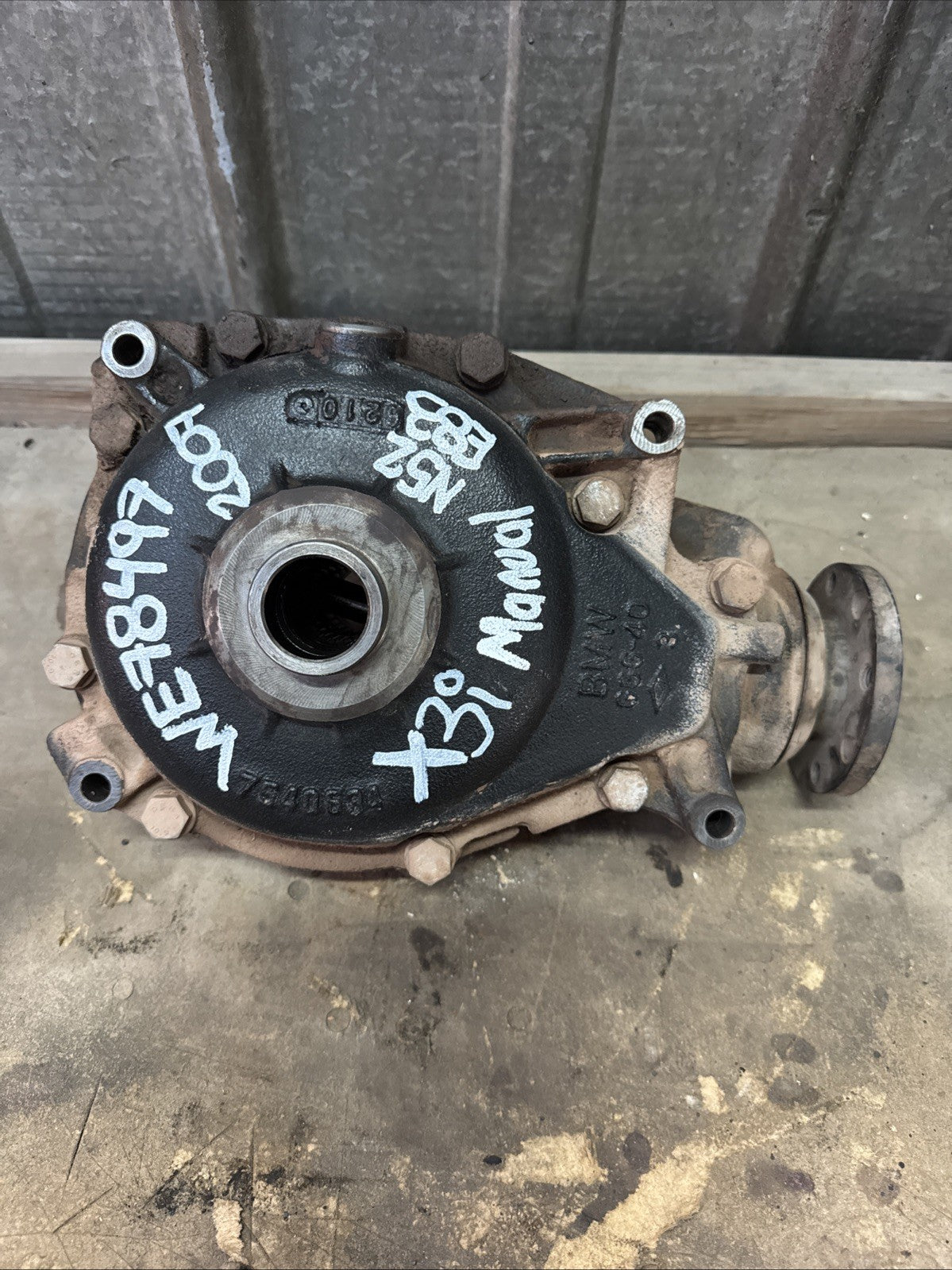 Front Differential Carrier 3.73 X3 MANUAL E83 Drive AWD Diff OEM BMW 7540626