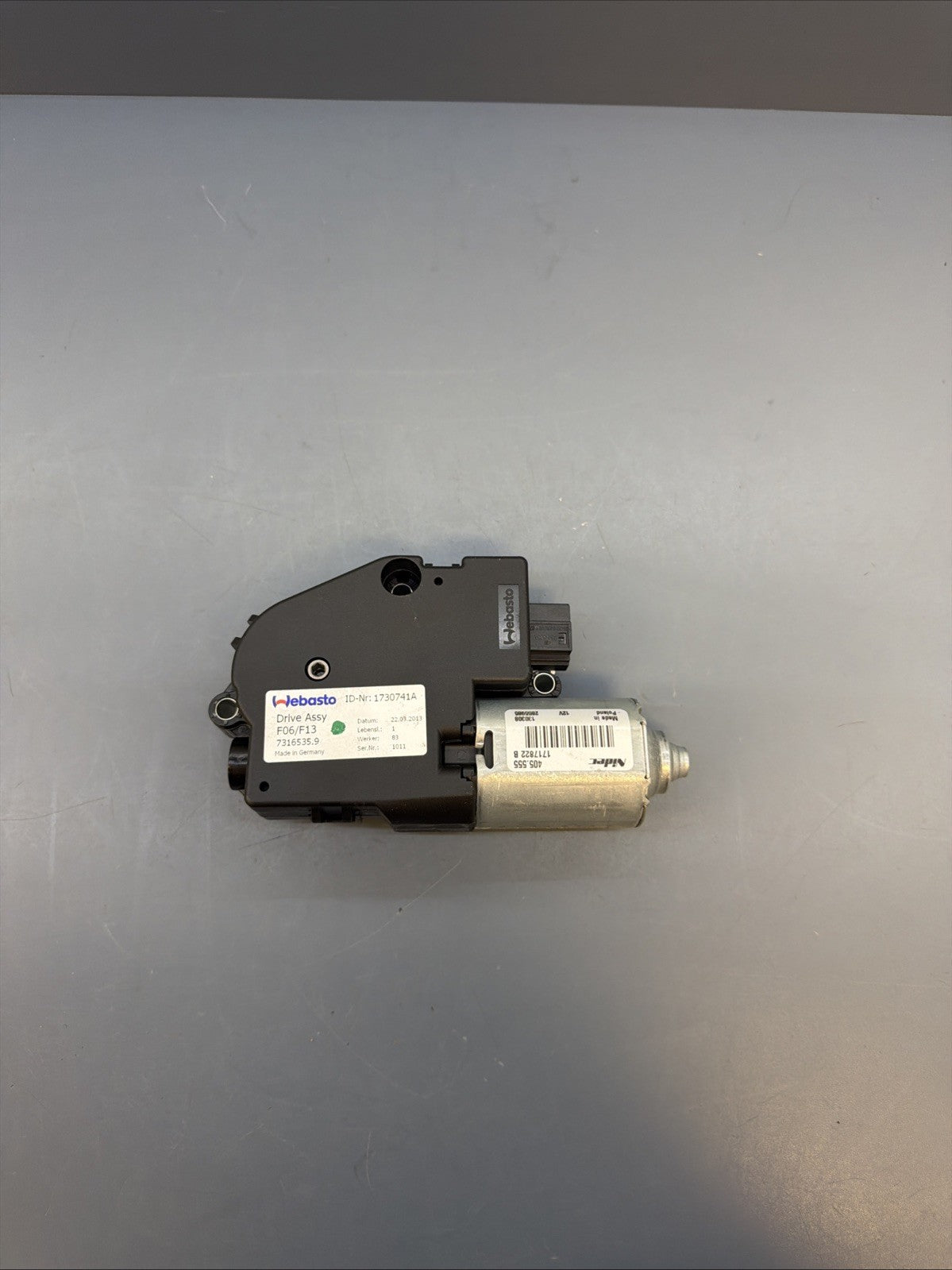 BMW F06 650i 640i Gran Coupe Sunroof Sun Roof Drive Motor 7316535 OEM
