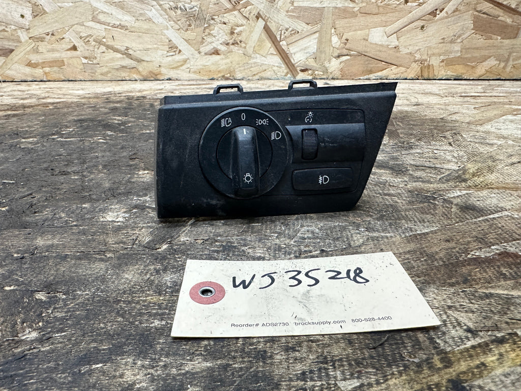 BMW 2006-2010 E83 LCI X3 FRONT HEADLIGHT DIMMER SWITCH BLACK OEM 3420294
