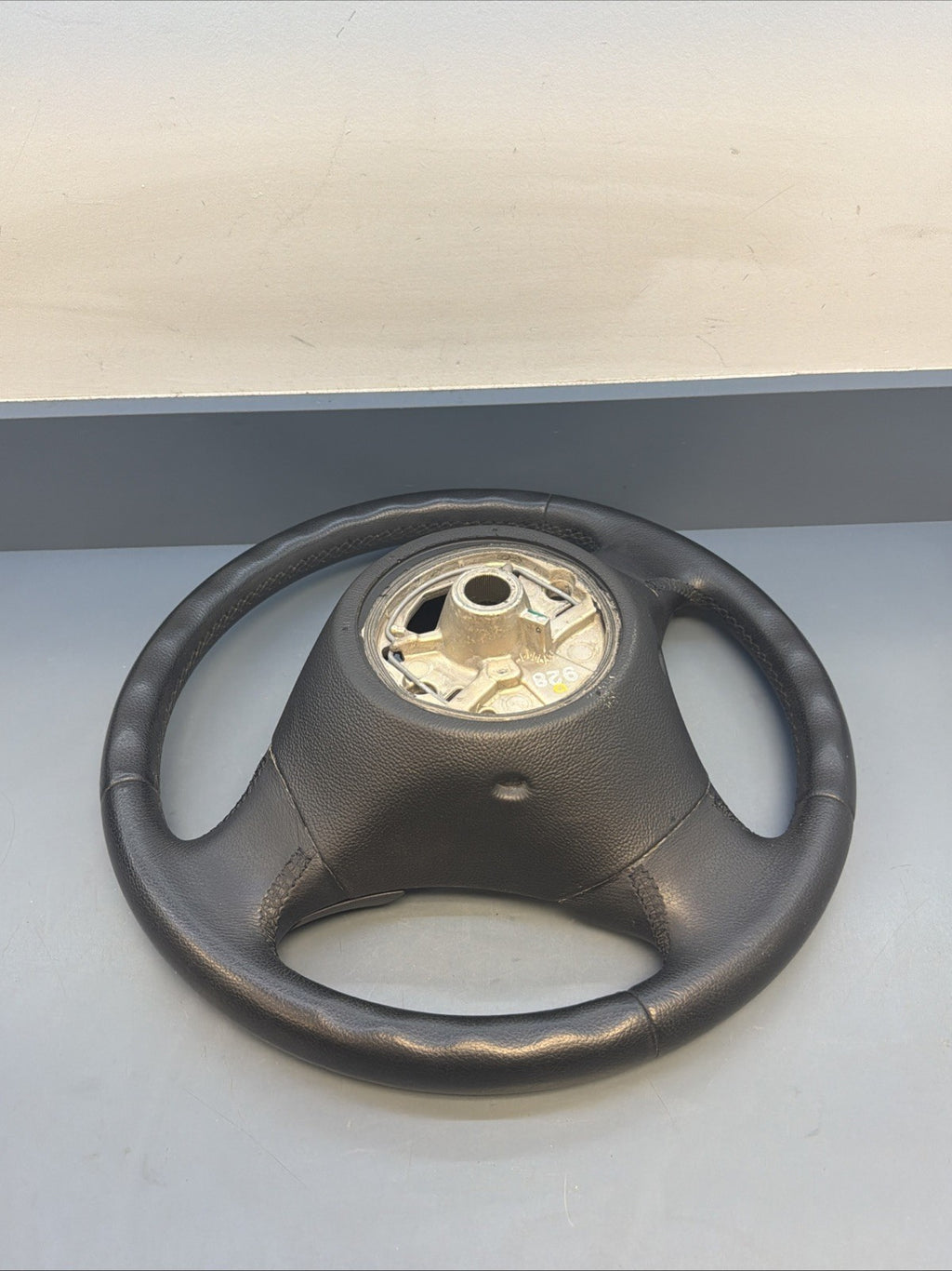 BMW 2006-2012 E90 E9X 3 SERIES BLACK LEATHER STEERING WHEEL OEM 3375E901
