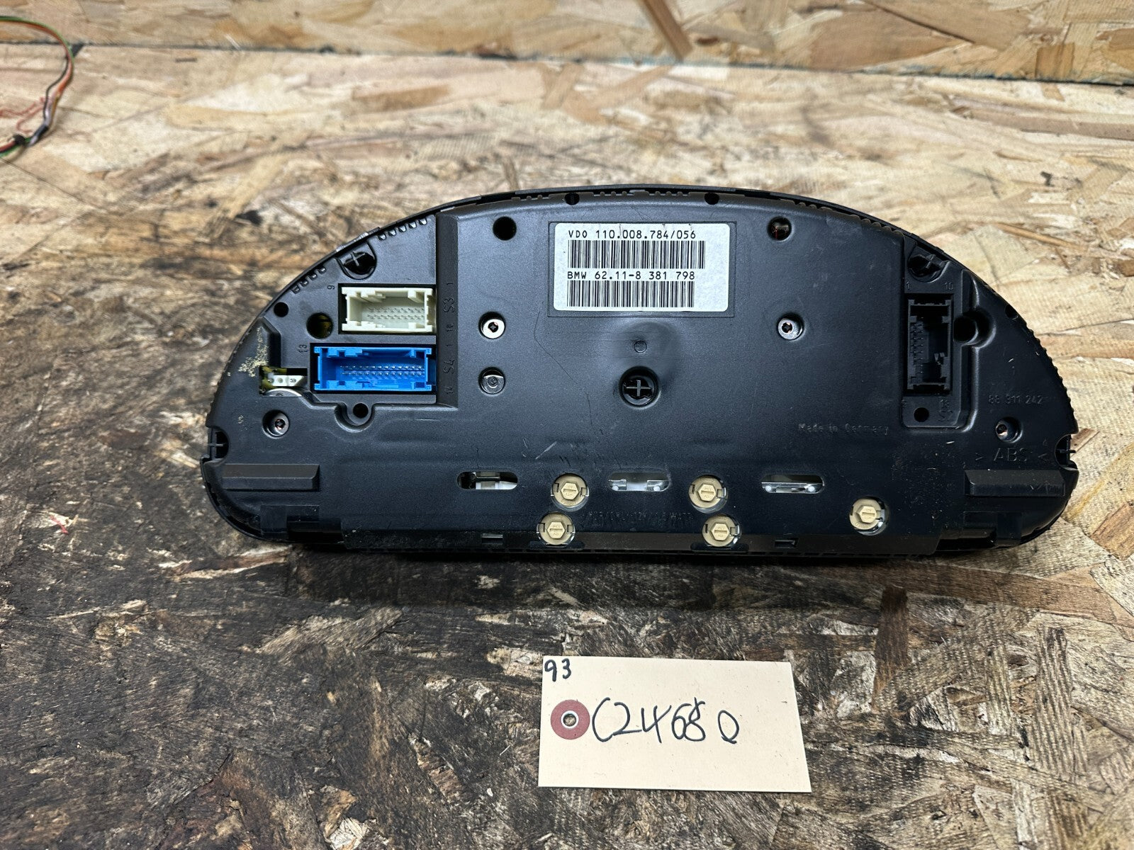 BMW 1995-2001 E38 7 SERIES INSTRUMENT GAUGE CLUSTER SPEEDOMETER OEM 62118381798