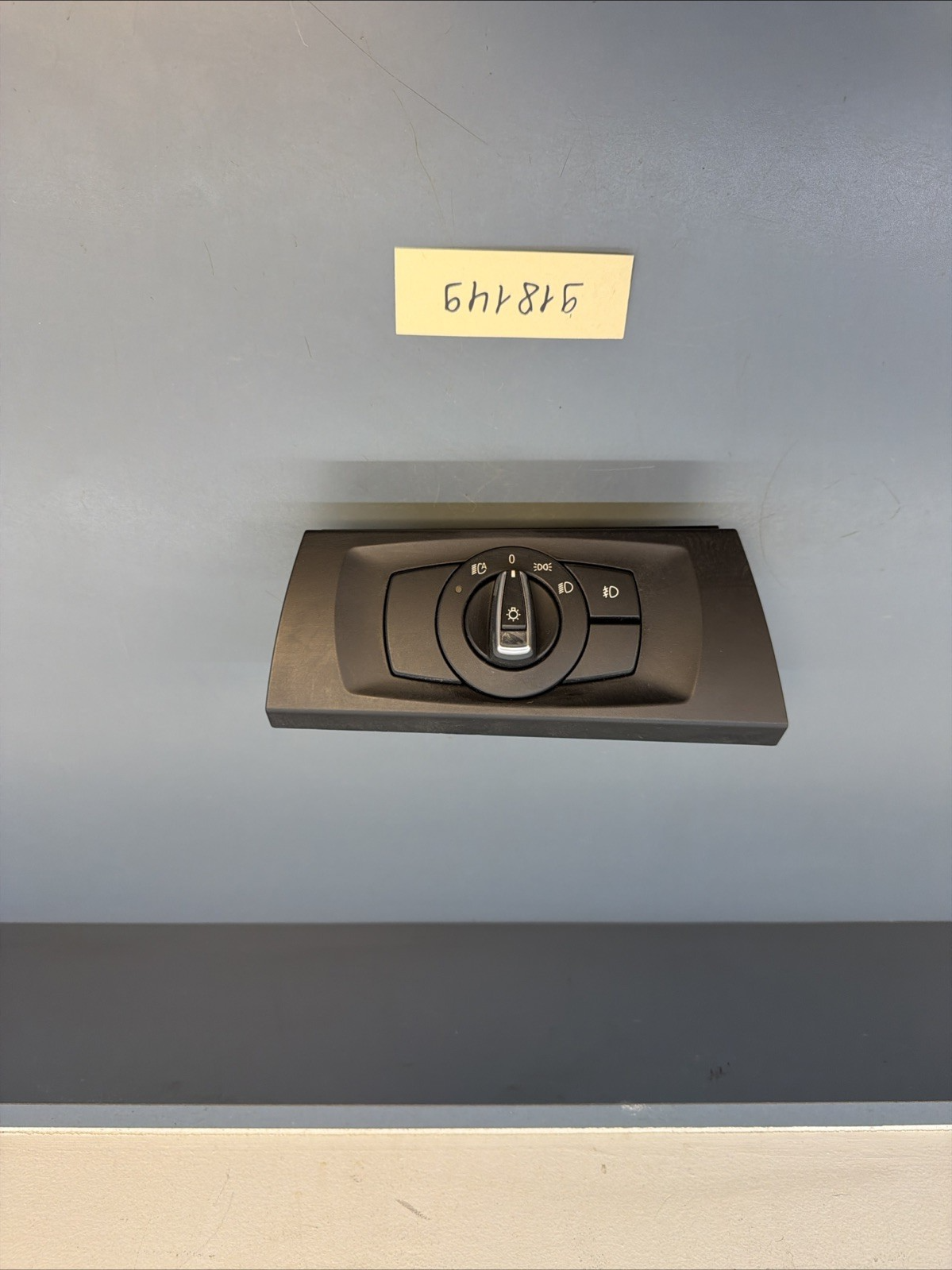 06-11 BMW E90 E92 328i 335d Headlight Control Switch Unit Black 9169398 OEM