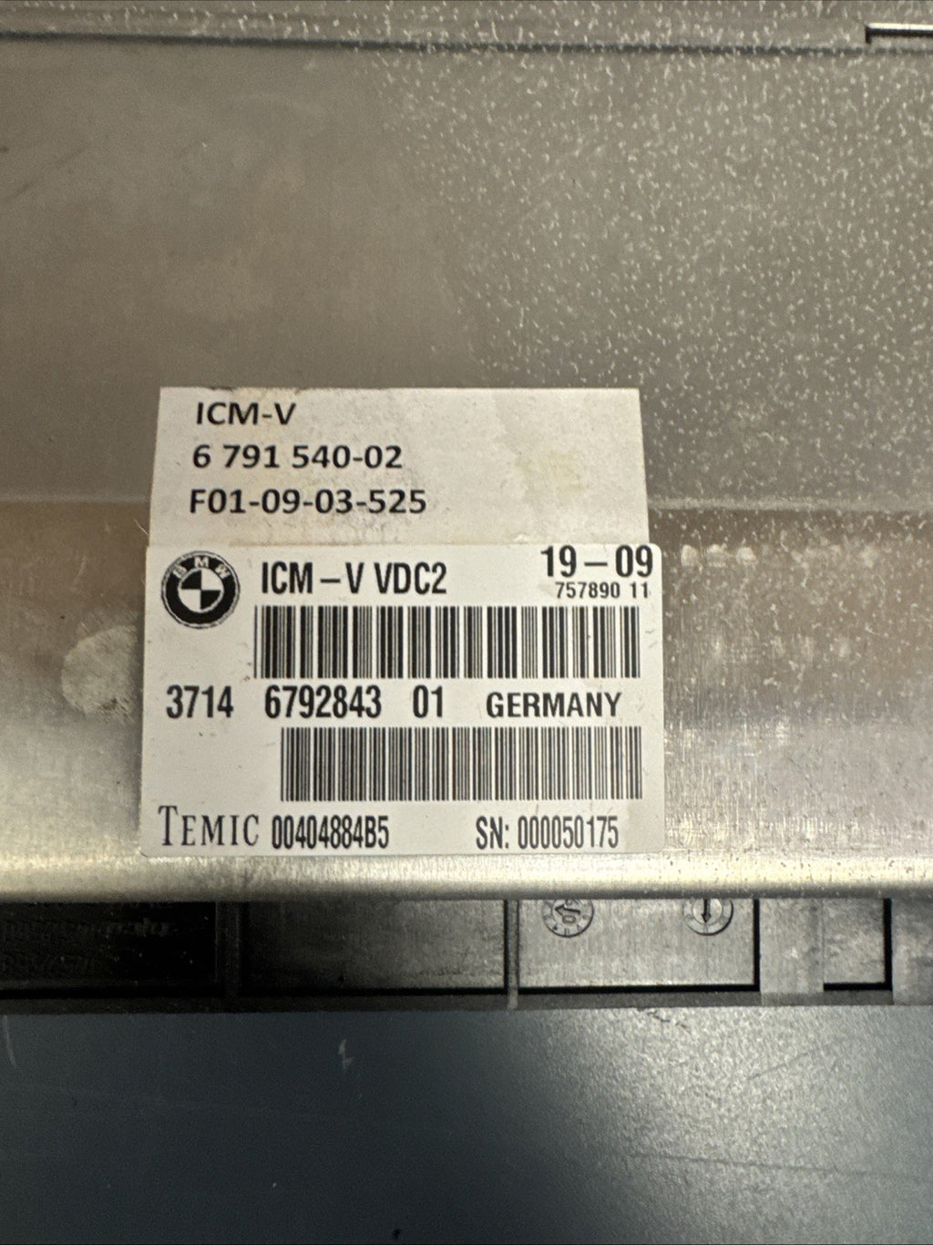 09-12 BMW 750i 750Li ICM VDC Active Suspension Dynamic Control Module Unit Oem