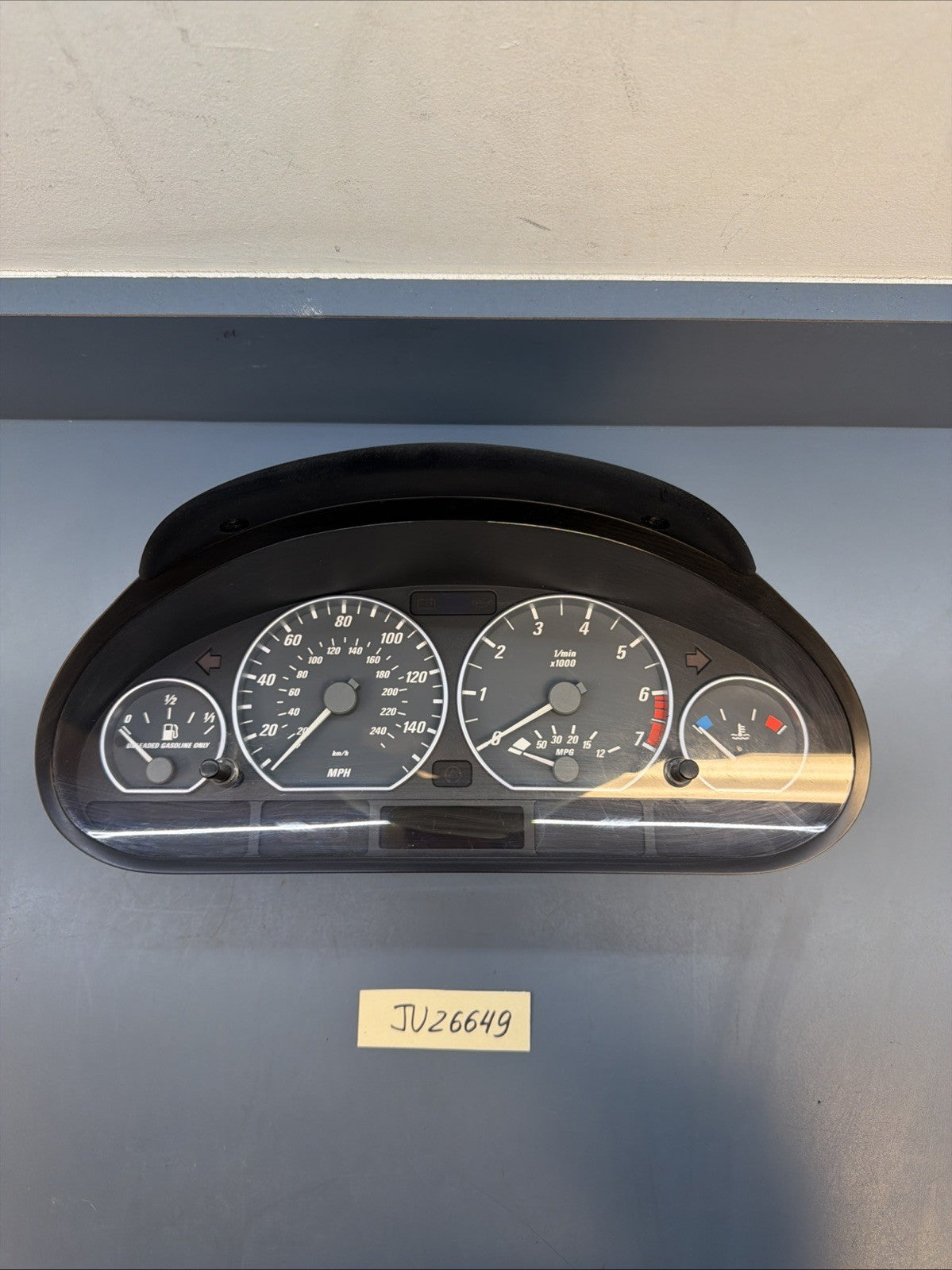 99-06 BMW E46 3 Series Coupe Manual Cluster Gauge 214K MILES 6911318