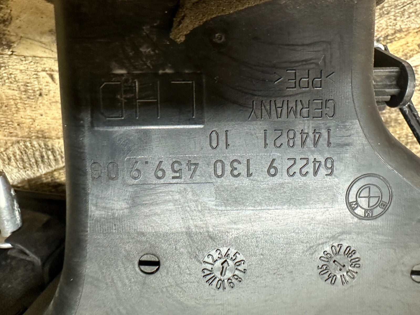 BMW 2006-2013 E92 ALUMINUM HEXAGON INTERIOR TRIM SET 8 PIECES OEM