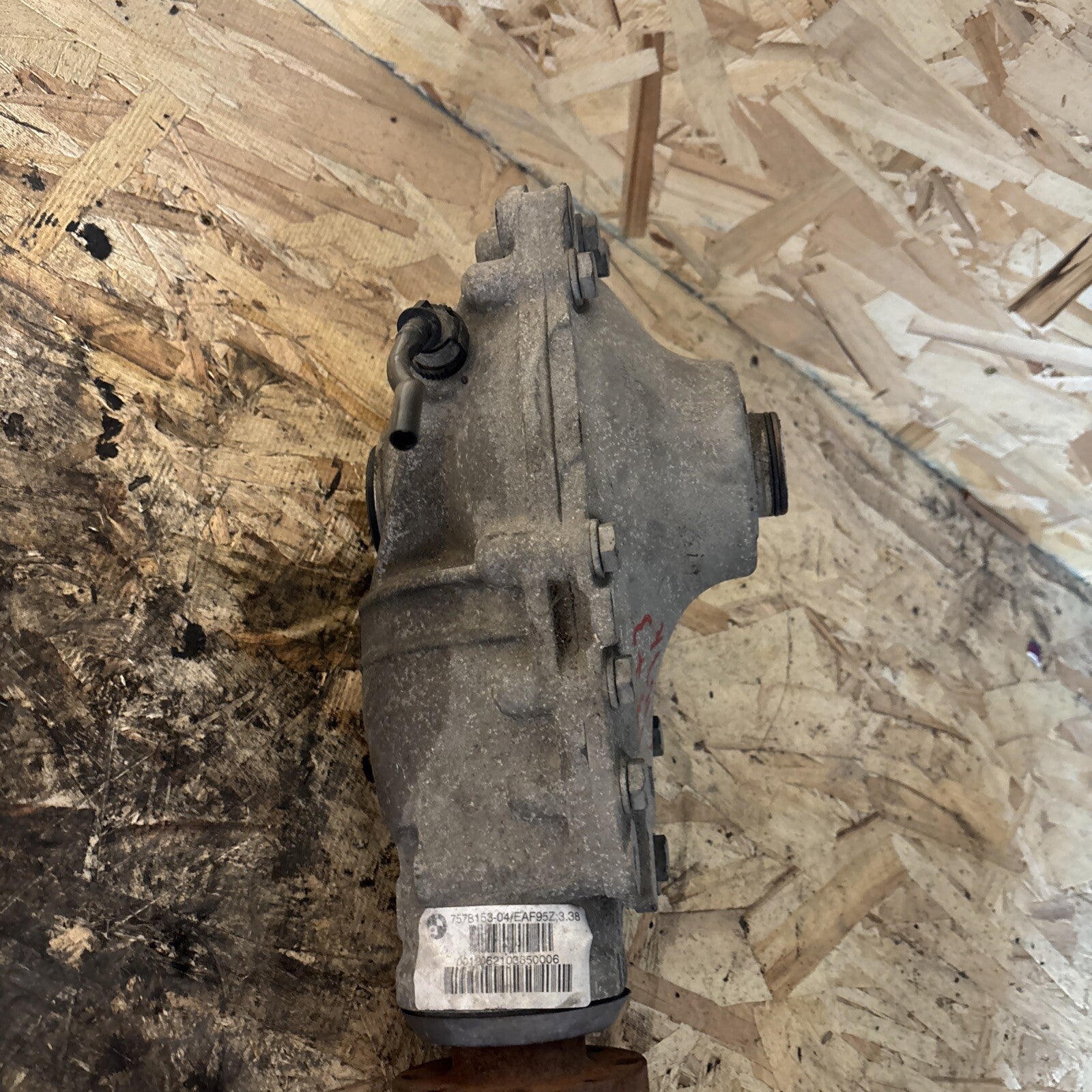 Front F25 X3 N55 Differential Carrier Final 3.38 Drive AWD Diff OEM BMW 7578153